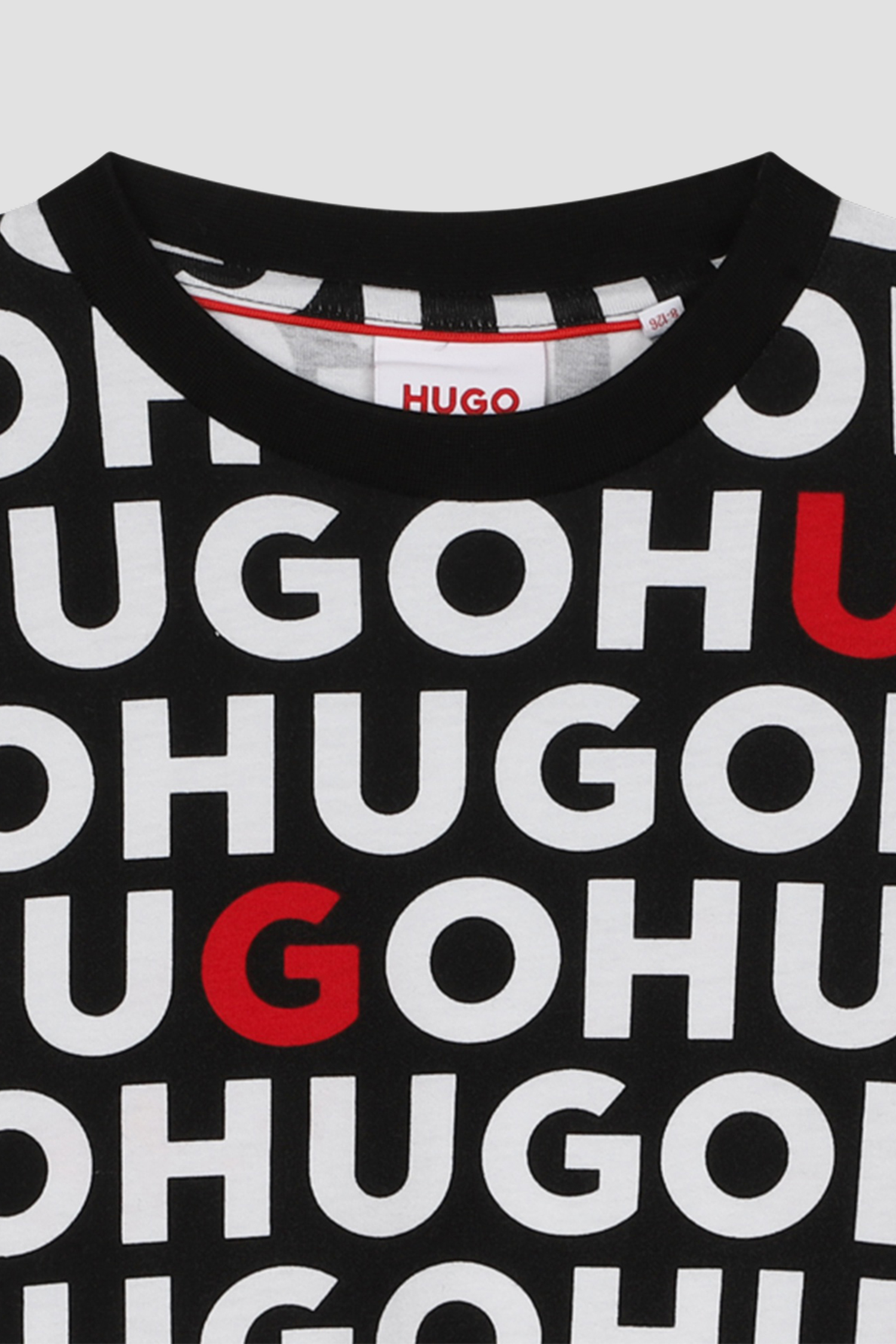 Дитяча футболка з візерунком HUGO kids G00013;M99