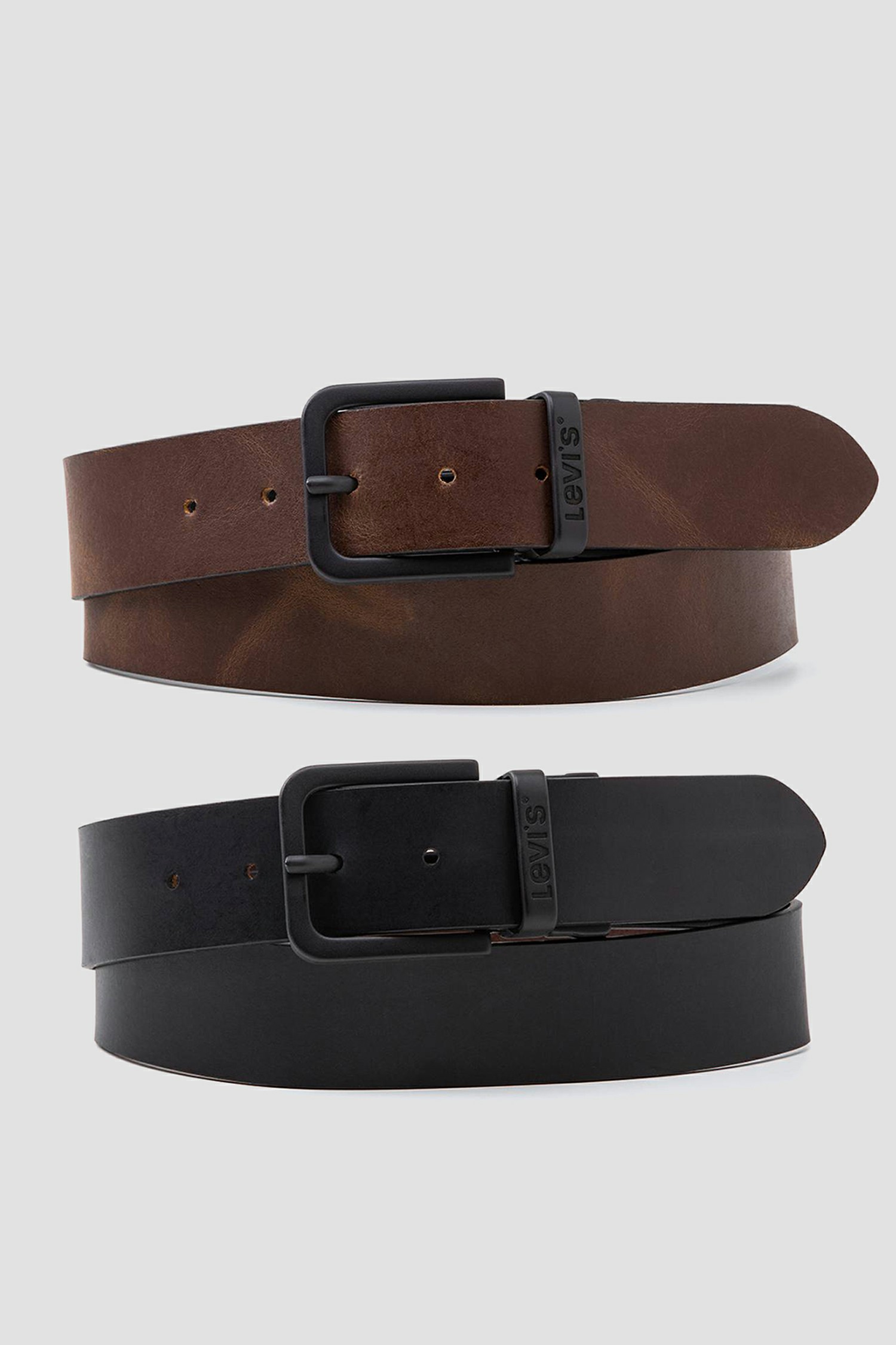 Мужской двусторонний кожаный ремень Levi’s® 38018;0021