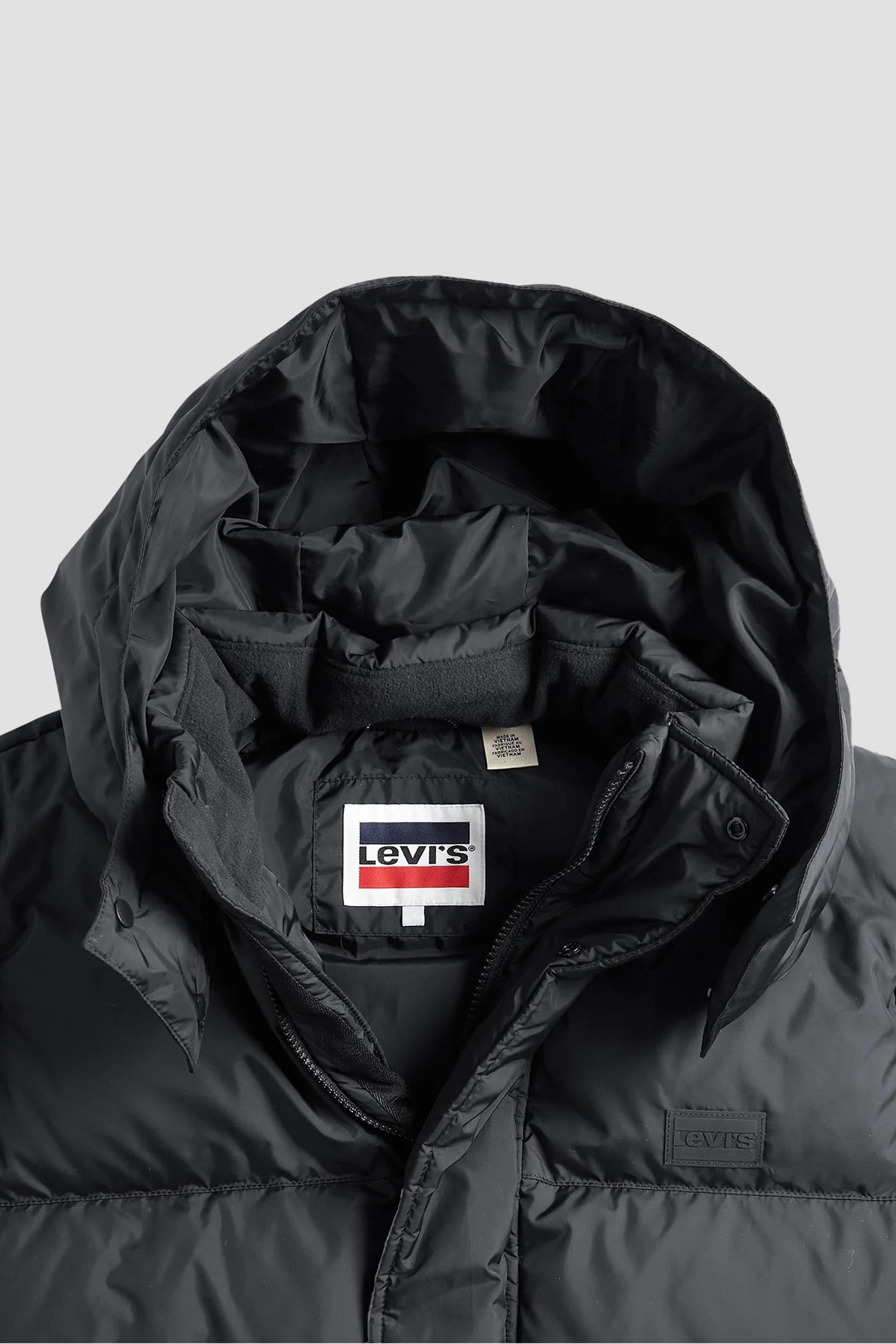 Чоловічий чорний пуховик Levi’s® A5627;0000