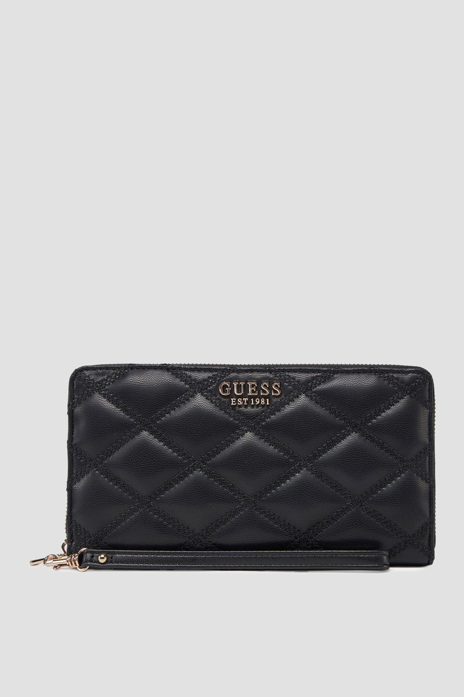 Жіночий чорний гаманець Guess SWQG96.32163;BLA