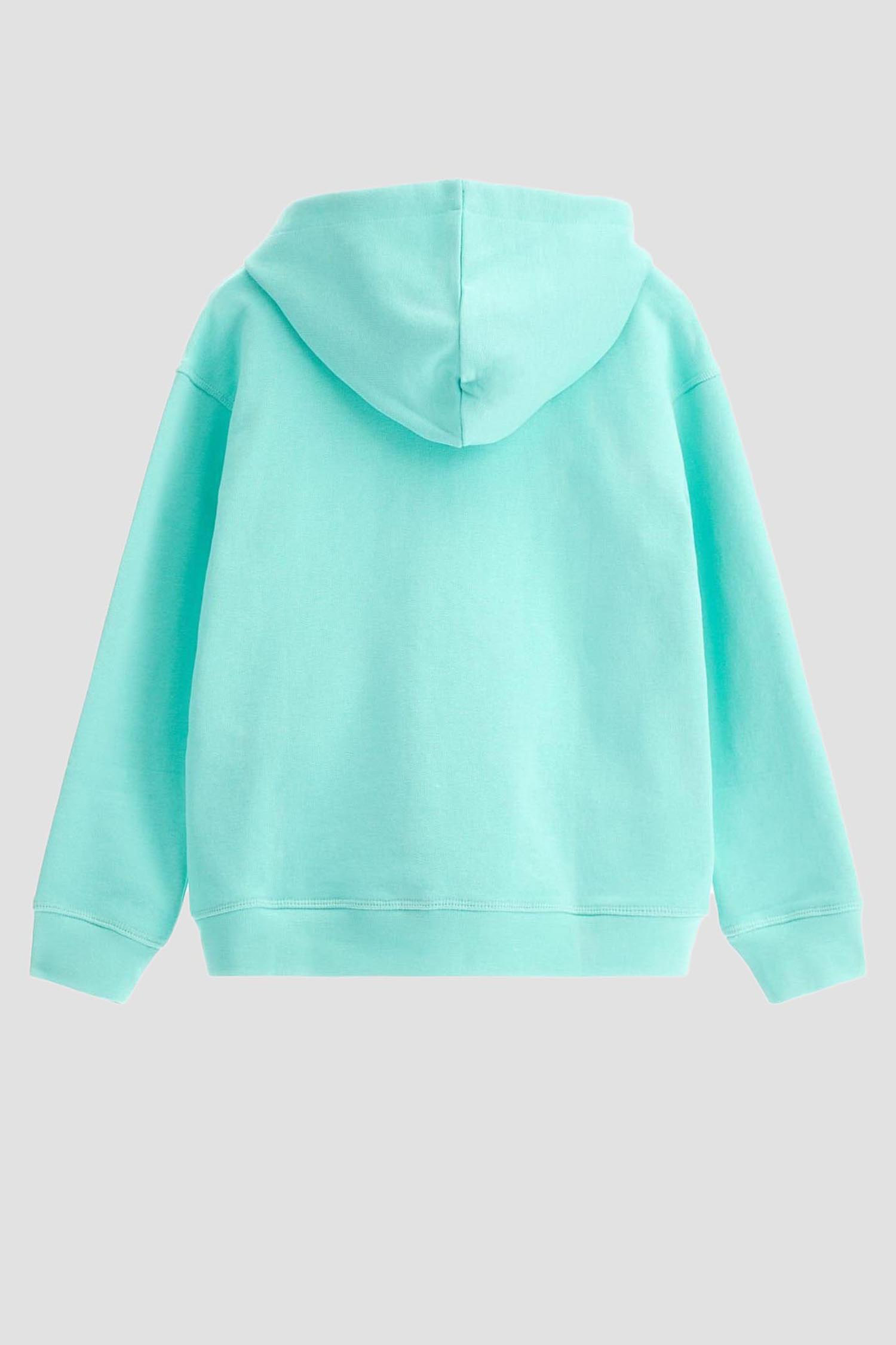 Дитяча м'ятна кофта на блискавці Guess Kids L2YQ44.KAIJ1;G7KS