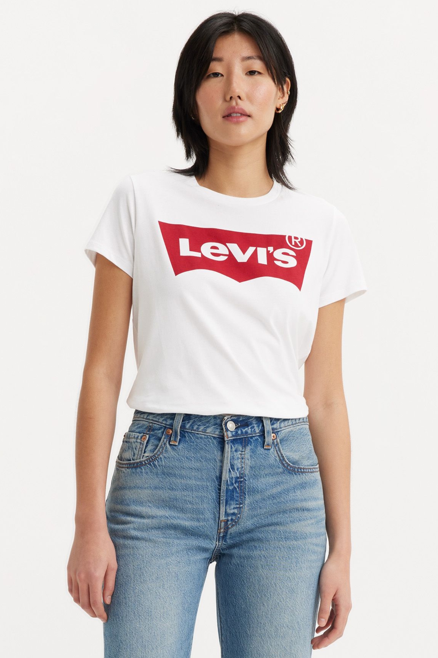 Жіноча біла футболка Levi’s® 17369;0053
