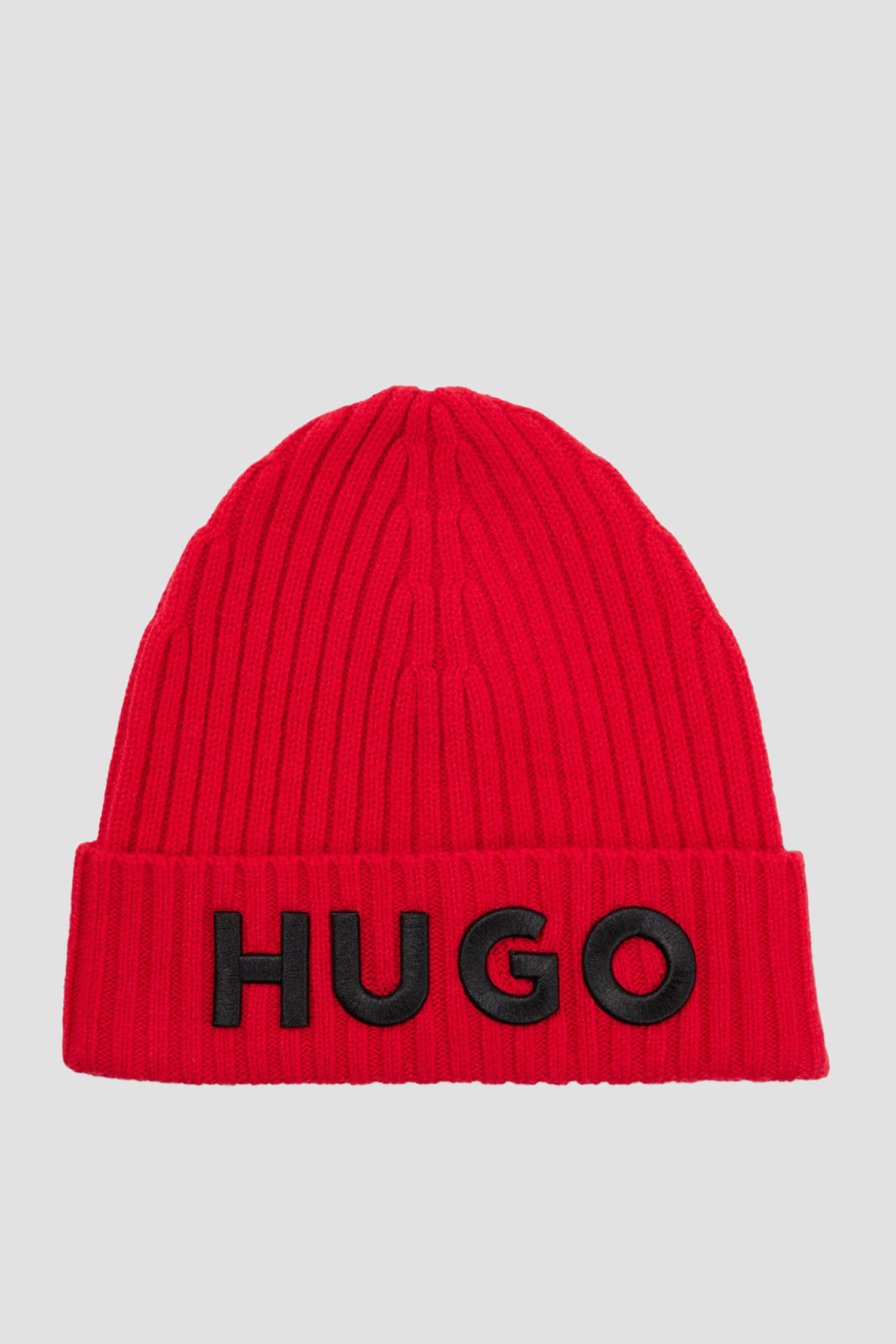 Мужская красная шерстяная шапка HUGO 50495778;693