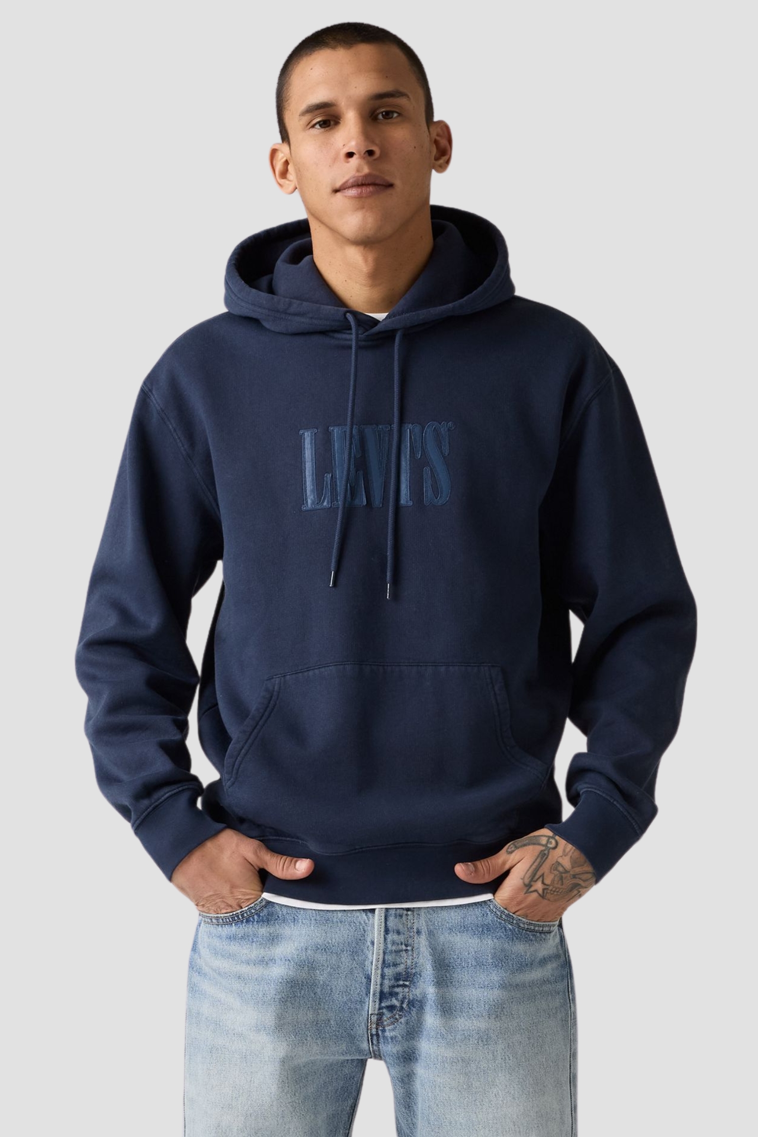 Мужское темно-синее худи Levi’s® 38479;0380
