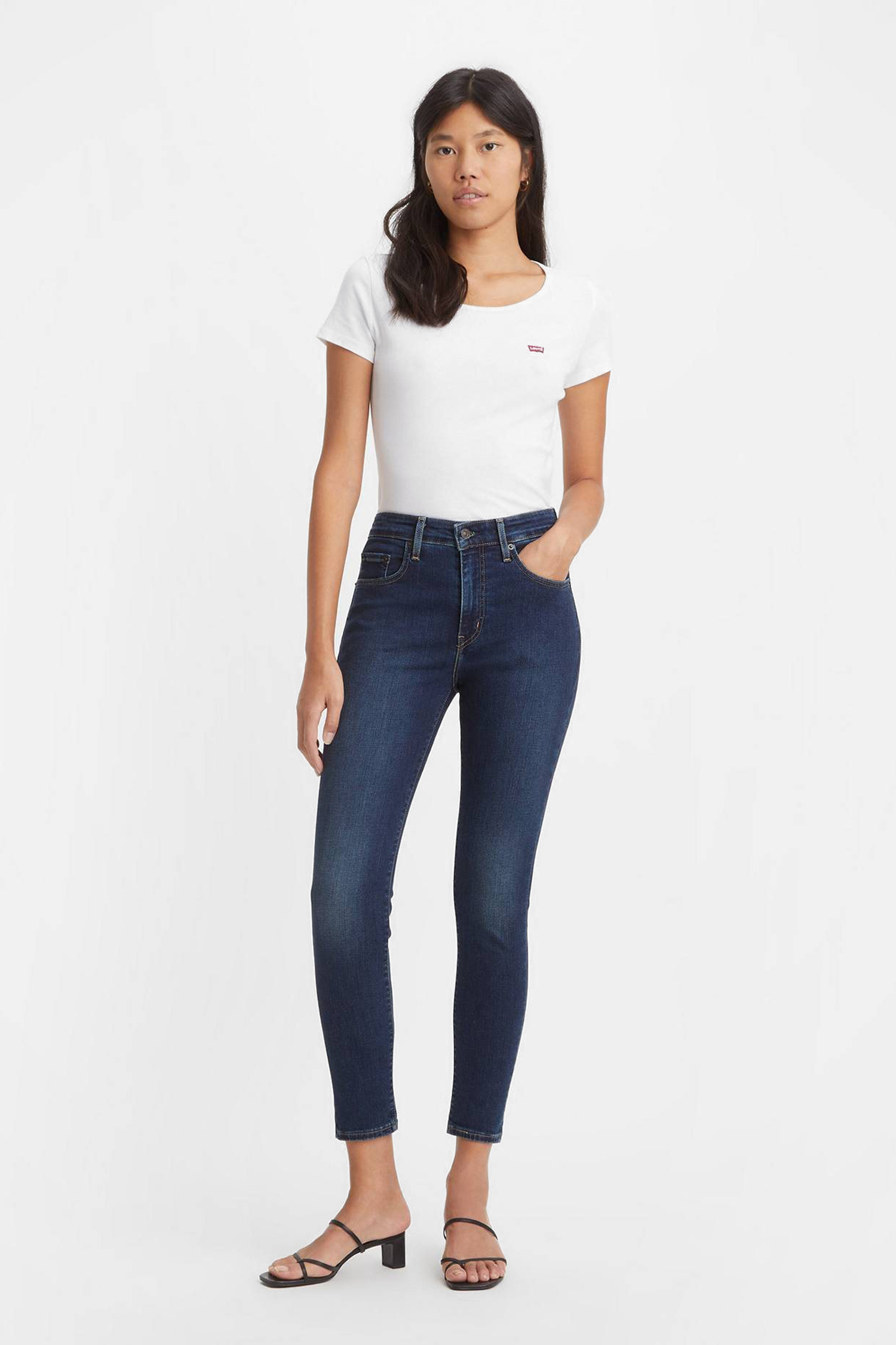 Женские темно-синие джинсы 721™ High Rise Skinny Levi’s® 18882;0593