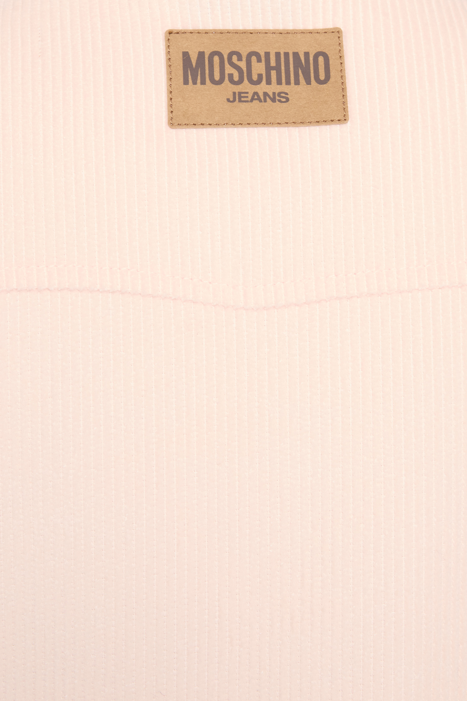Жіноча персикова вельветова сорочка Moschino A0201.8220;0170