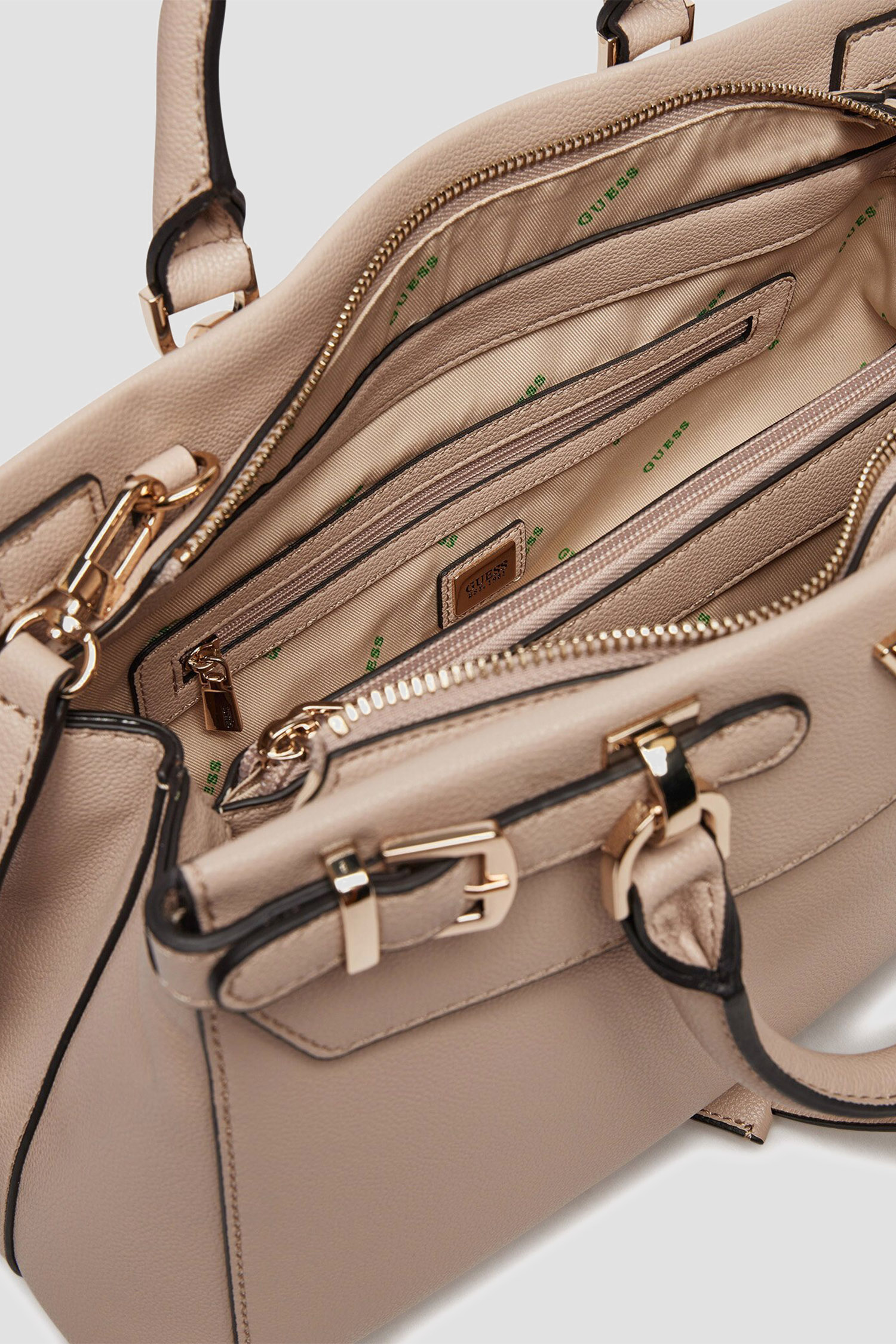 Женская бежевая сумка Guess HWEBG9.51105;ALM