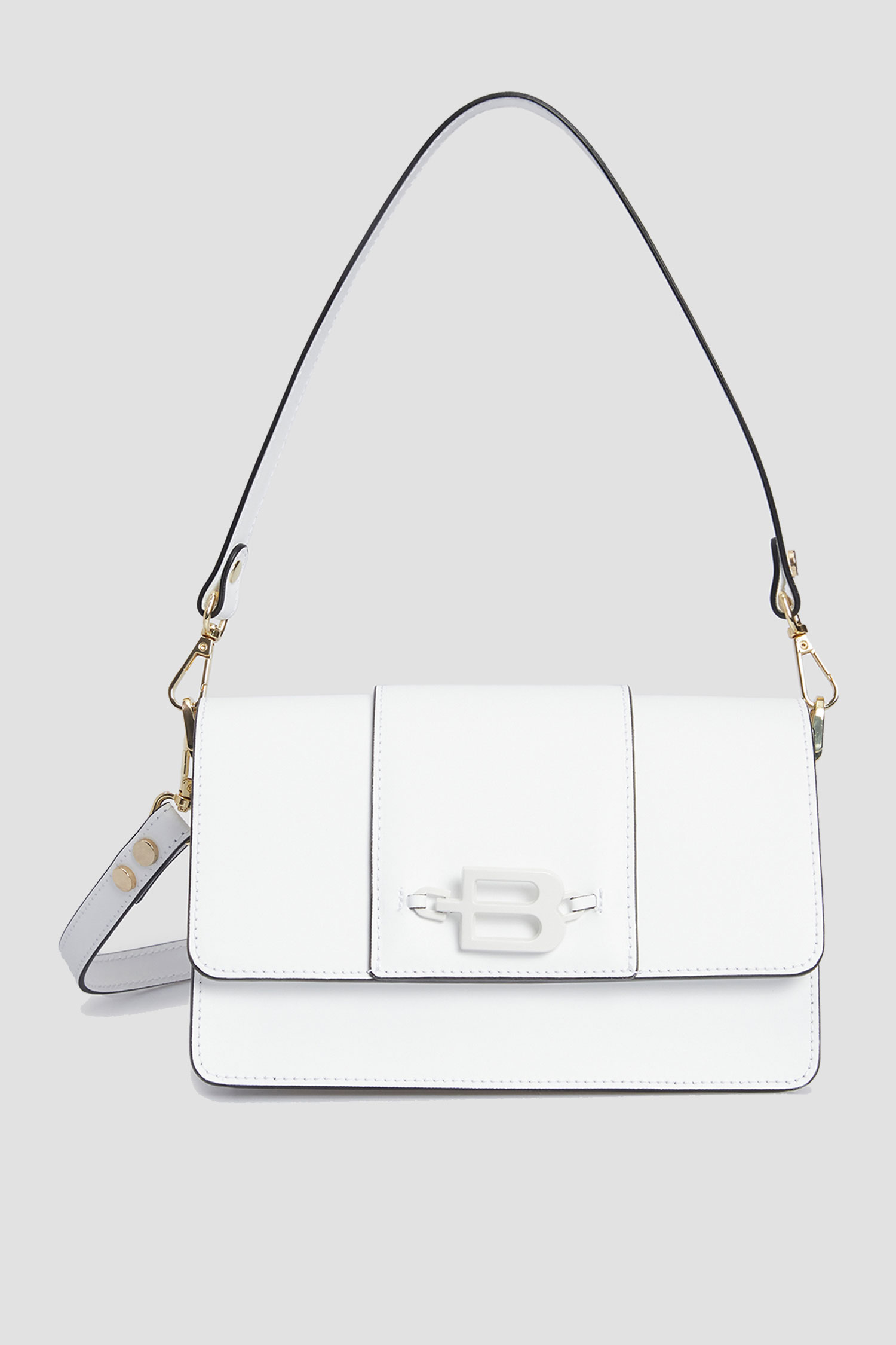 Женская белая кожаная сумка Baldinini B4E003XXVITE;9000