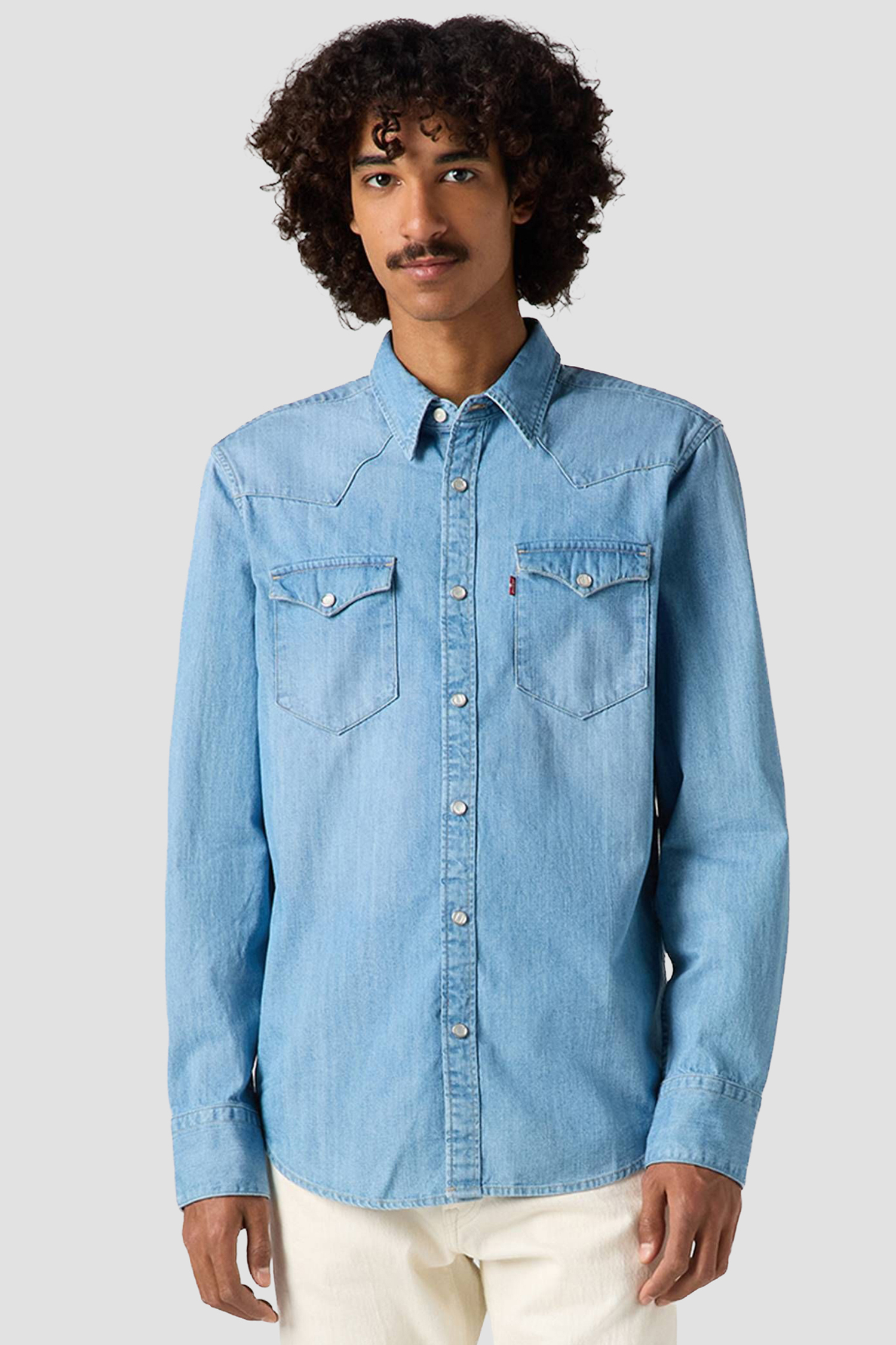 Чоловіча блакитна джинсова сорочка Levi’s® 85744;0047