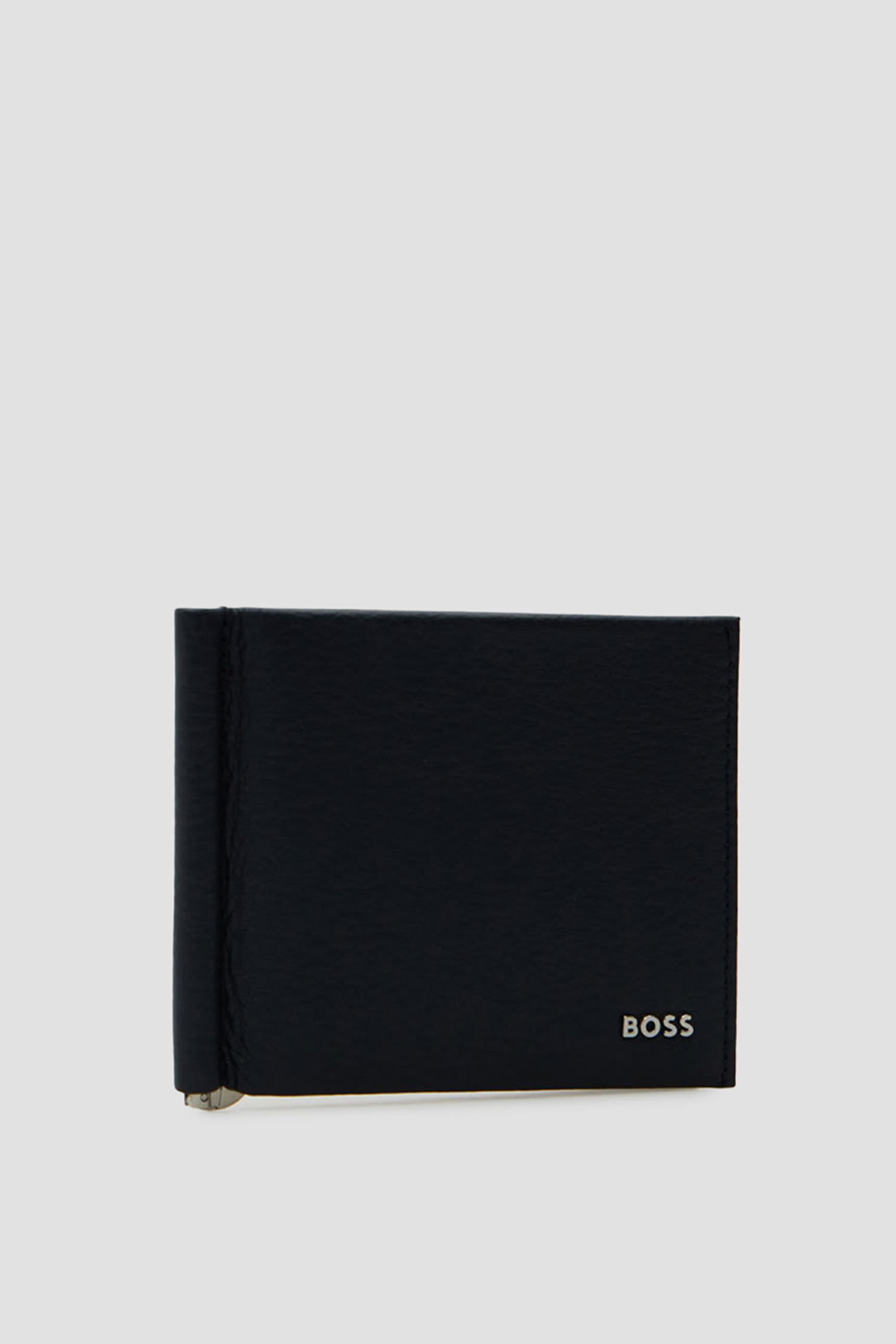Чоловічий темно-синій шкіряний гаманець BOSS 50558568;410