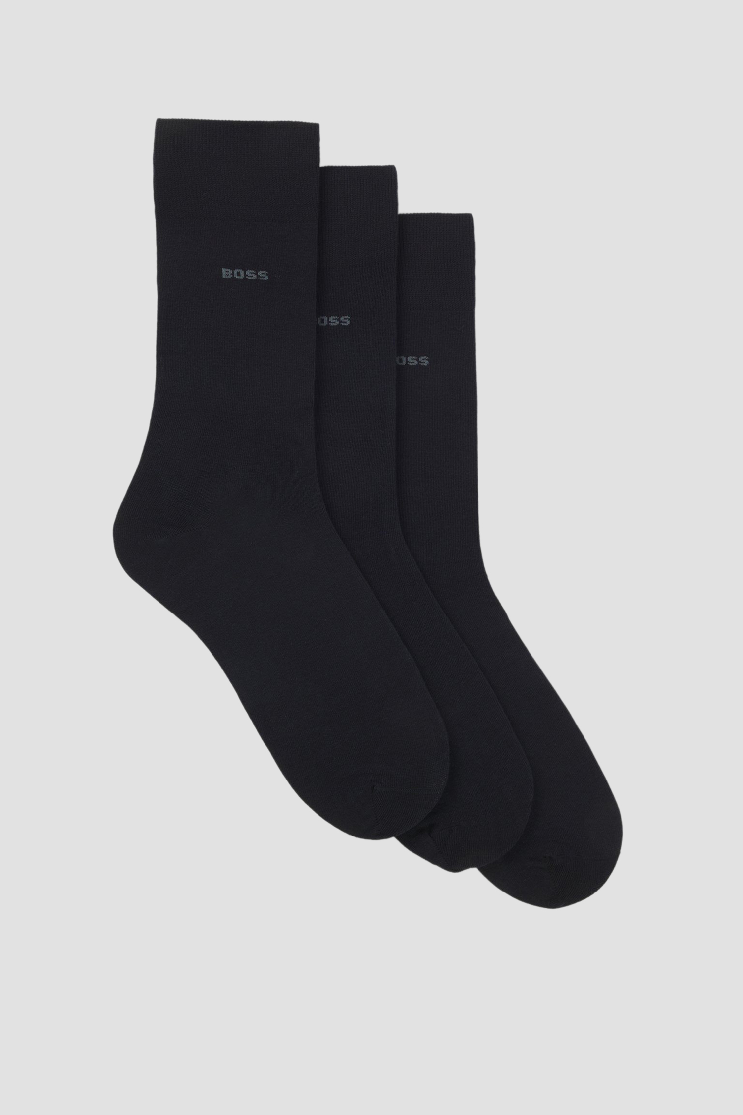Чоловічі темно-сині шкарпетки (3 пари) BOSS 50469839;401
