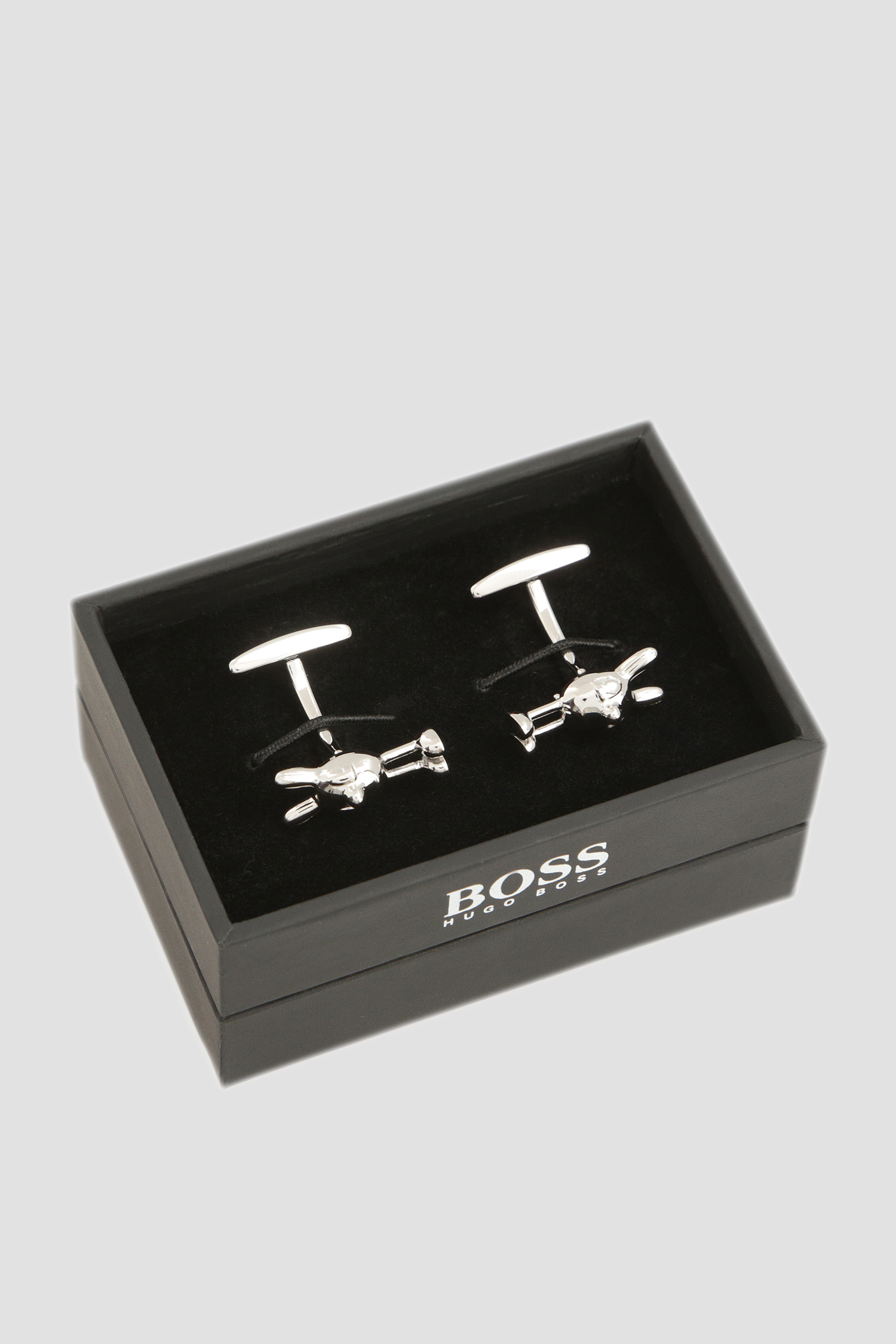 Сріблясті запонки для хлопців BOSS 50403040;040