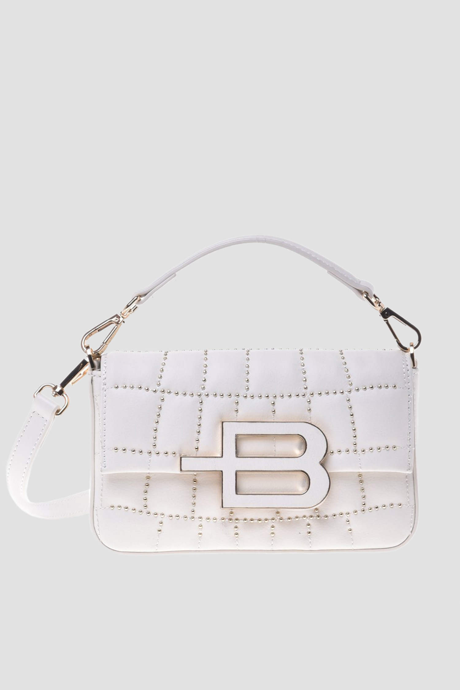 Женская белая кожаная сумка Baldinini B4EF70XXVITE;9000