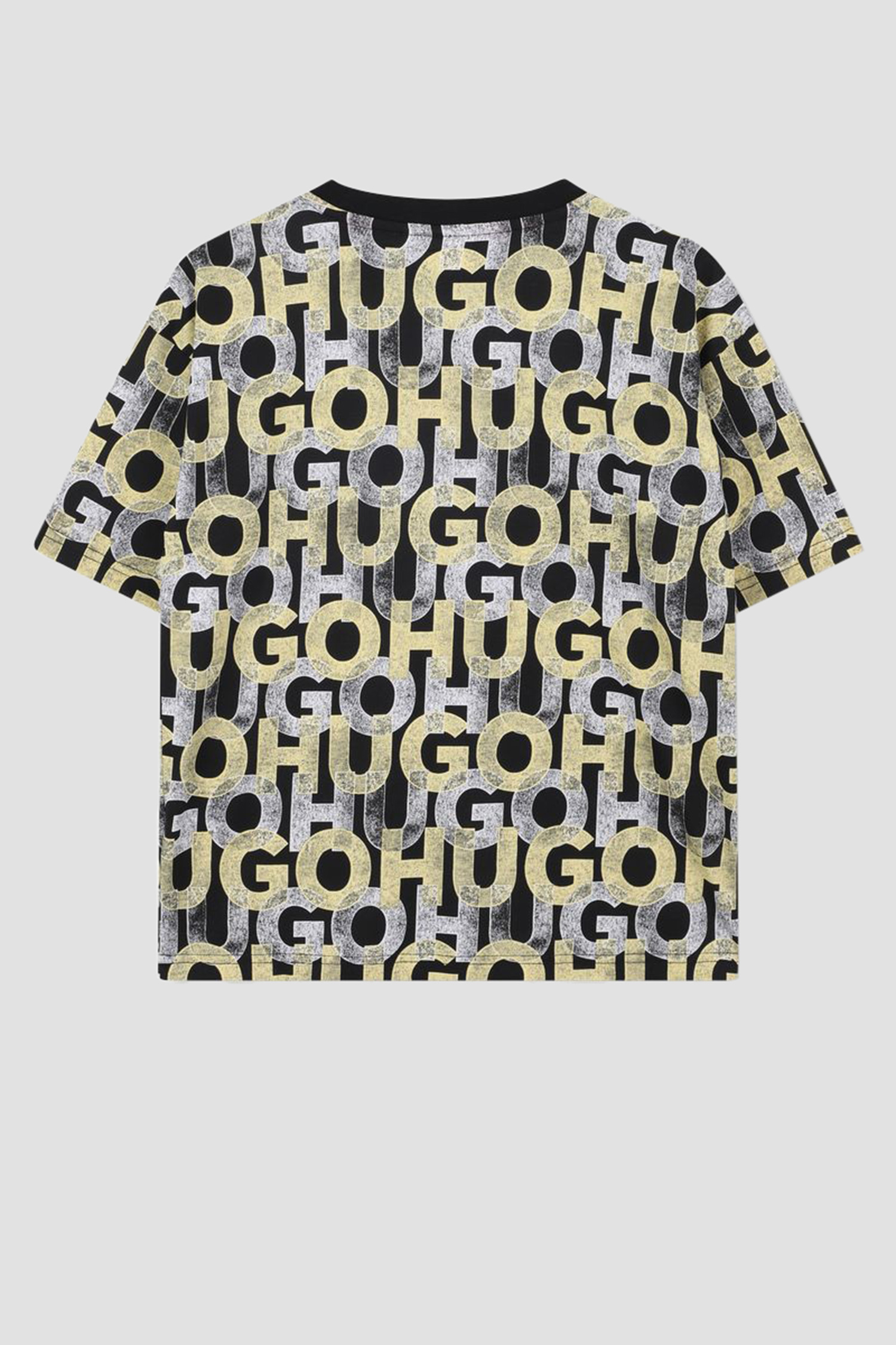 Дитяча футболка з візерунком HUGO kids G00336;M55