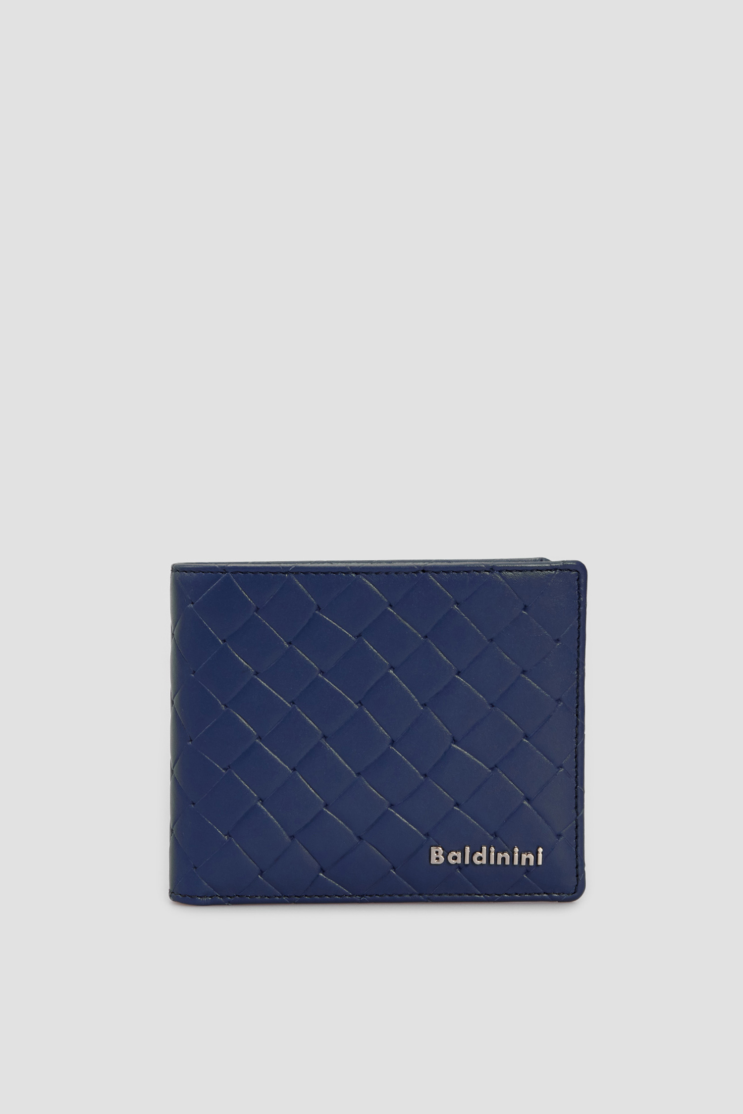 Мужской синий кожаный кошелек Baldinini Q2B004TREG;1515