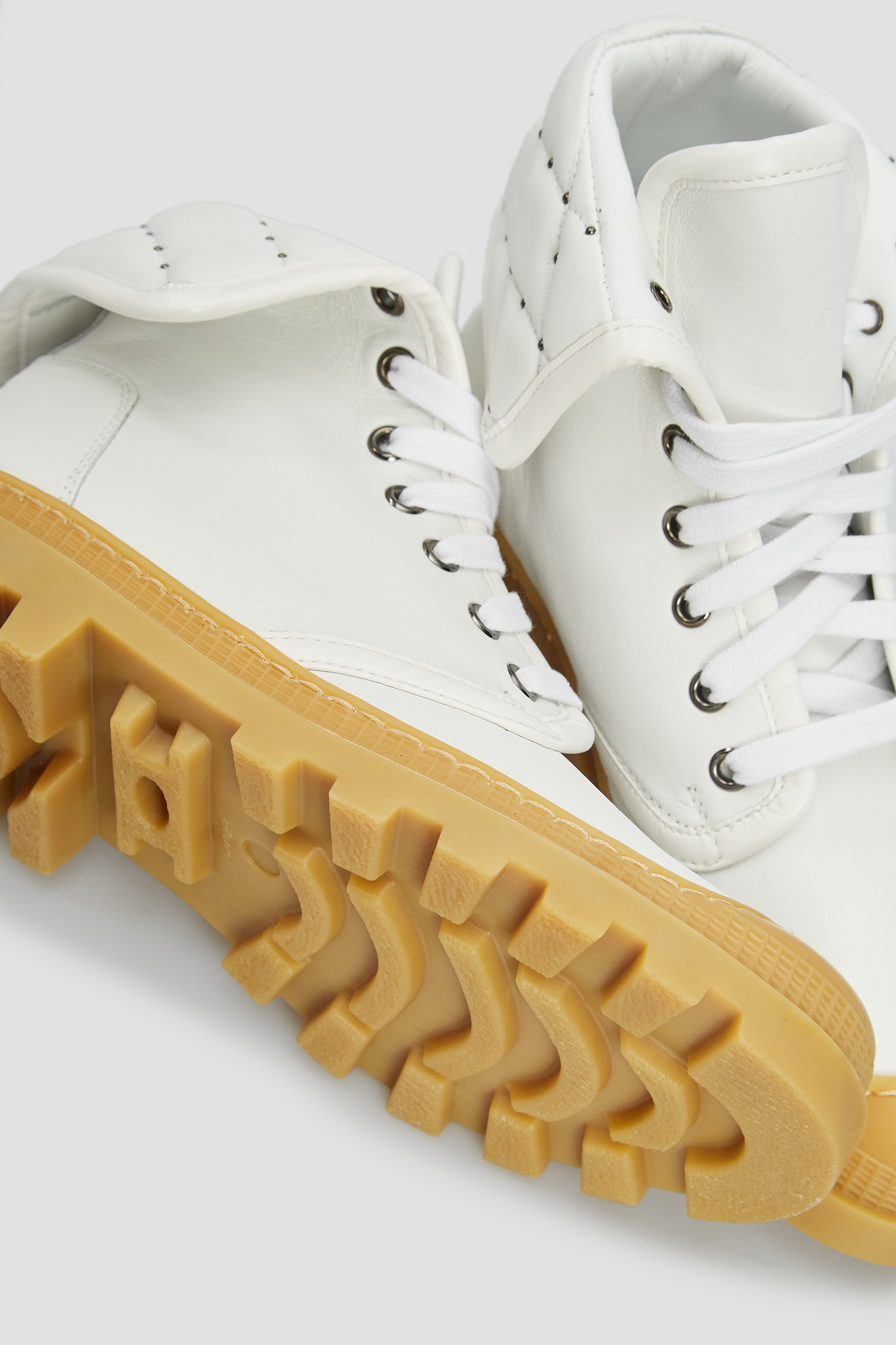 Жіночі білі шкіряні черевики BALDININI D2BS28NAPI;9002