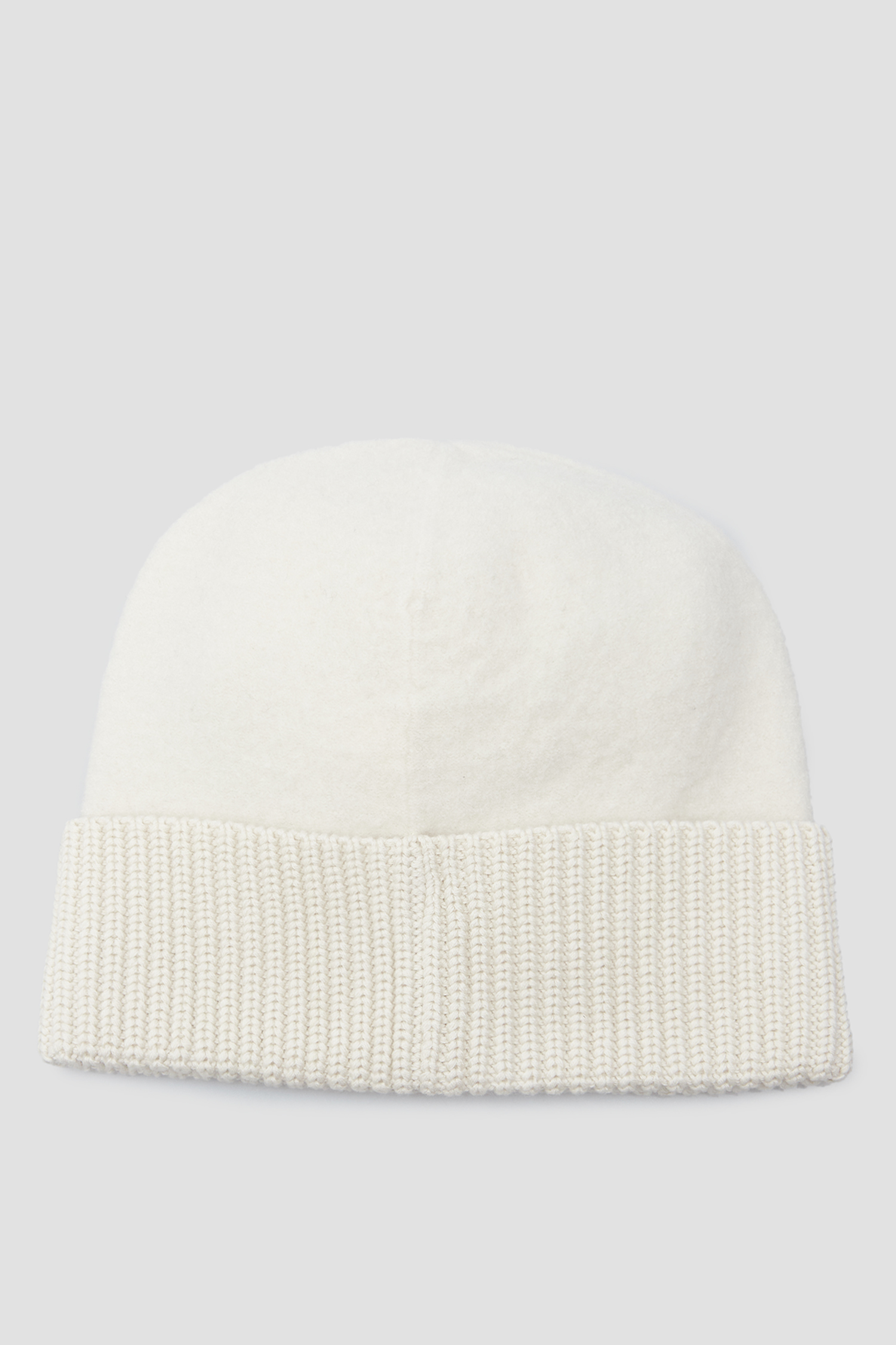 Мужская белая шерстяная шапка BOSS 50500550;131