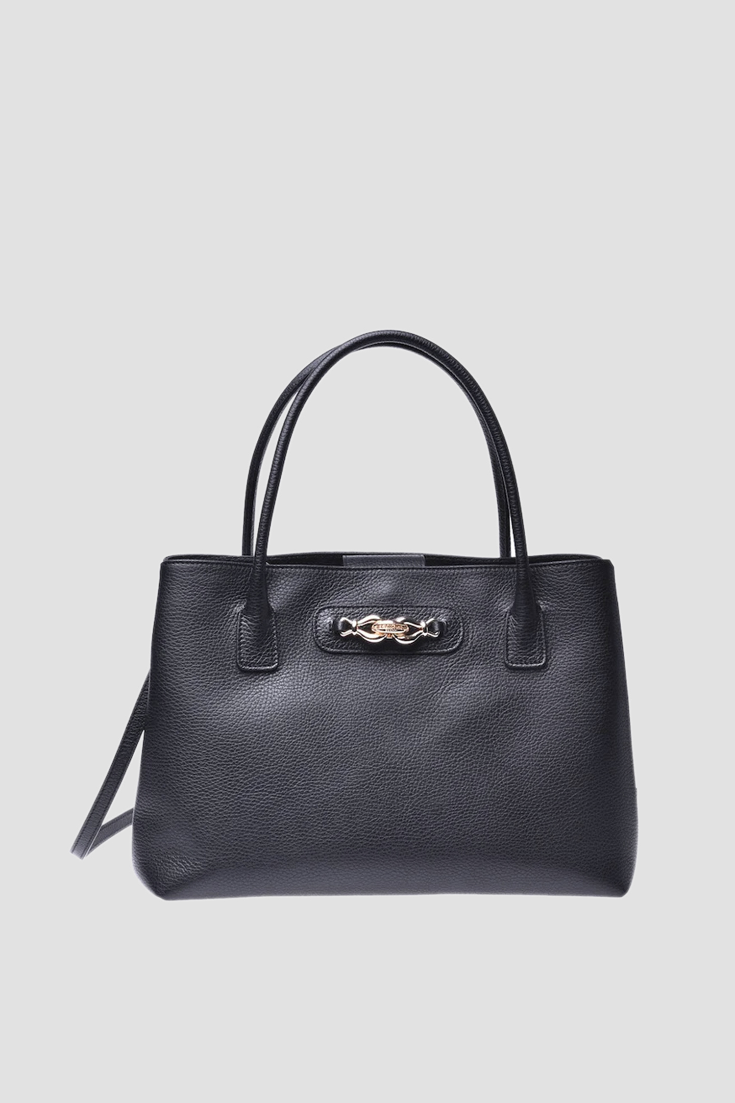 Женская черная кожаная сумка Baldinini B2D007RAYN;0000