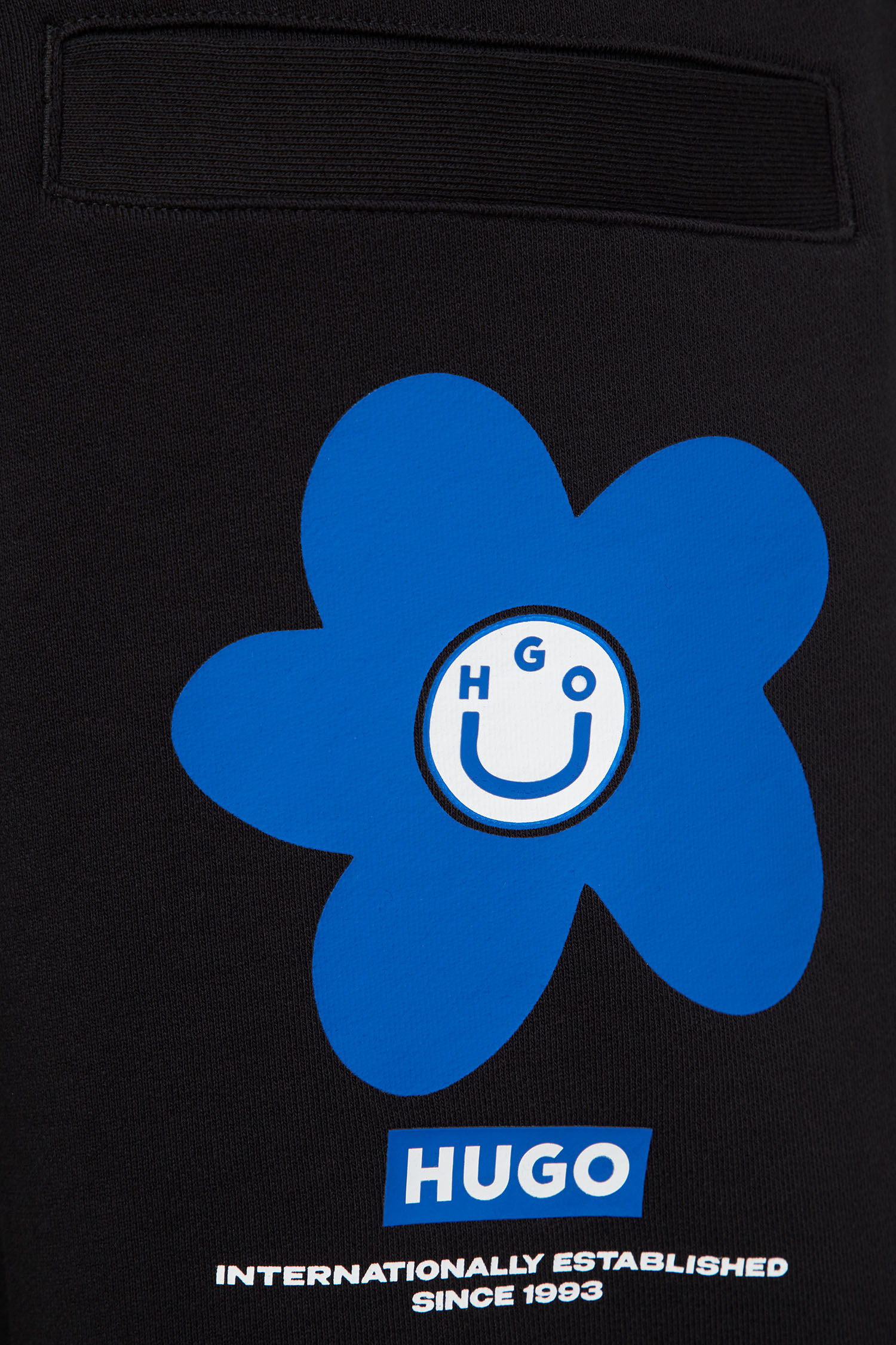 Чоловічі чорні шорти HUGO BLUE 50515628;001