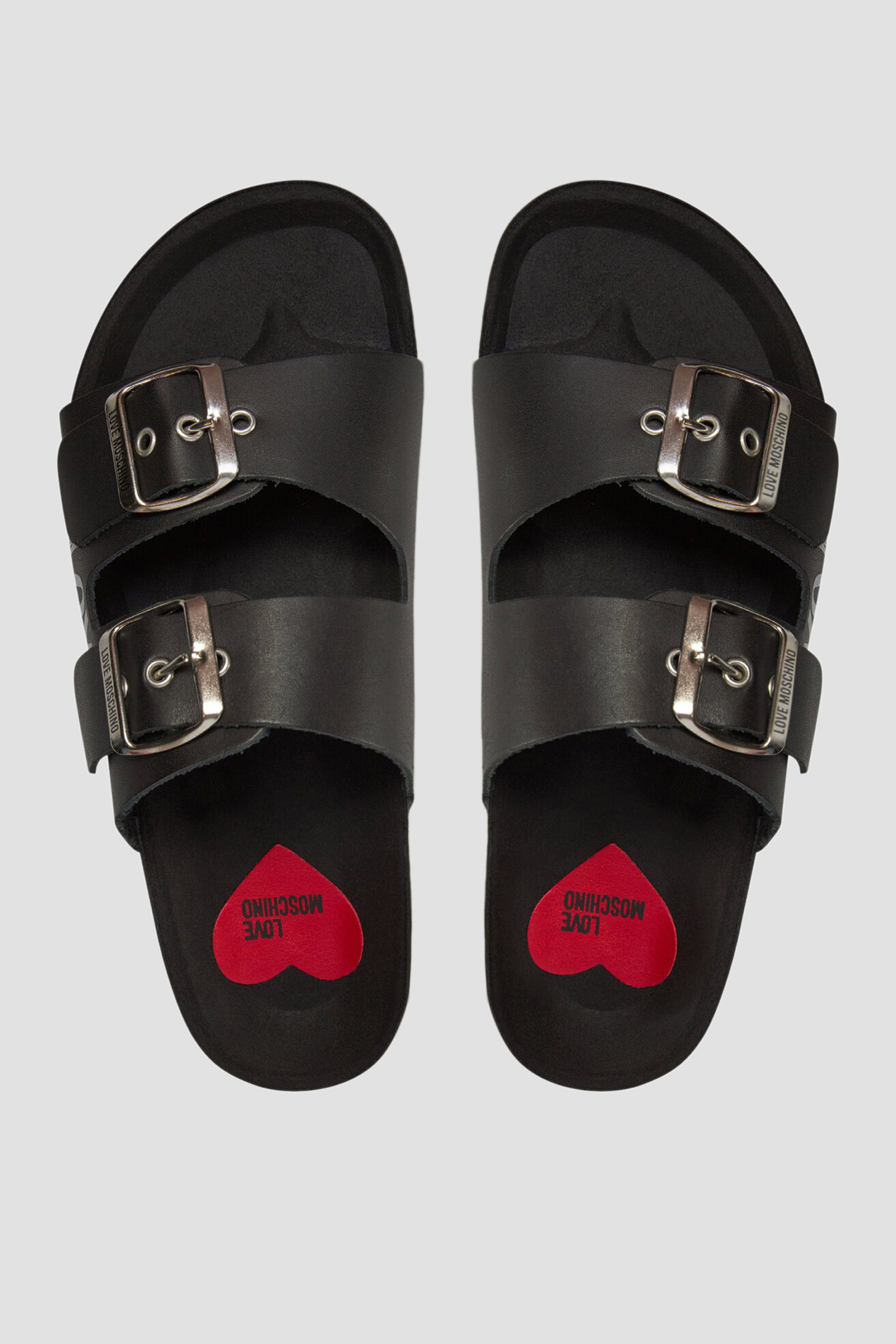 Жіночі чорні слайдери Moschino JA28193G1I.IA0;000