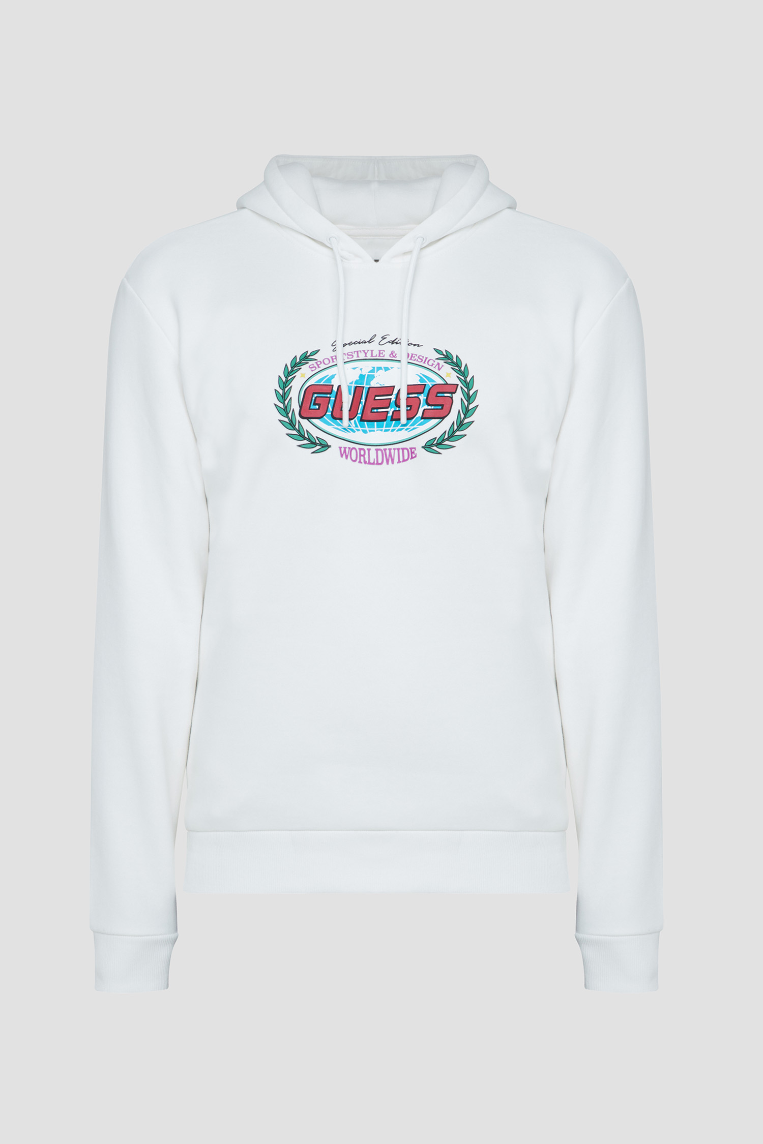 Чоловіче біле худі Guess Z3BQ09.KBXX1;G018