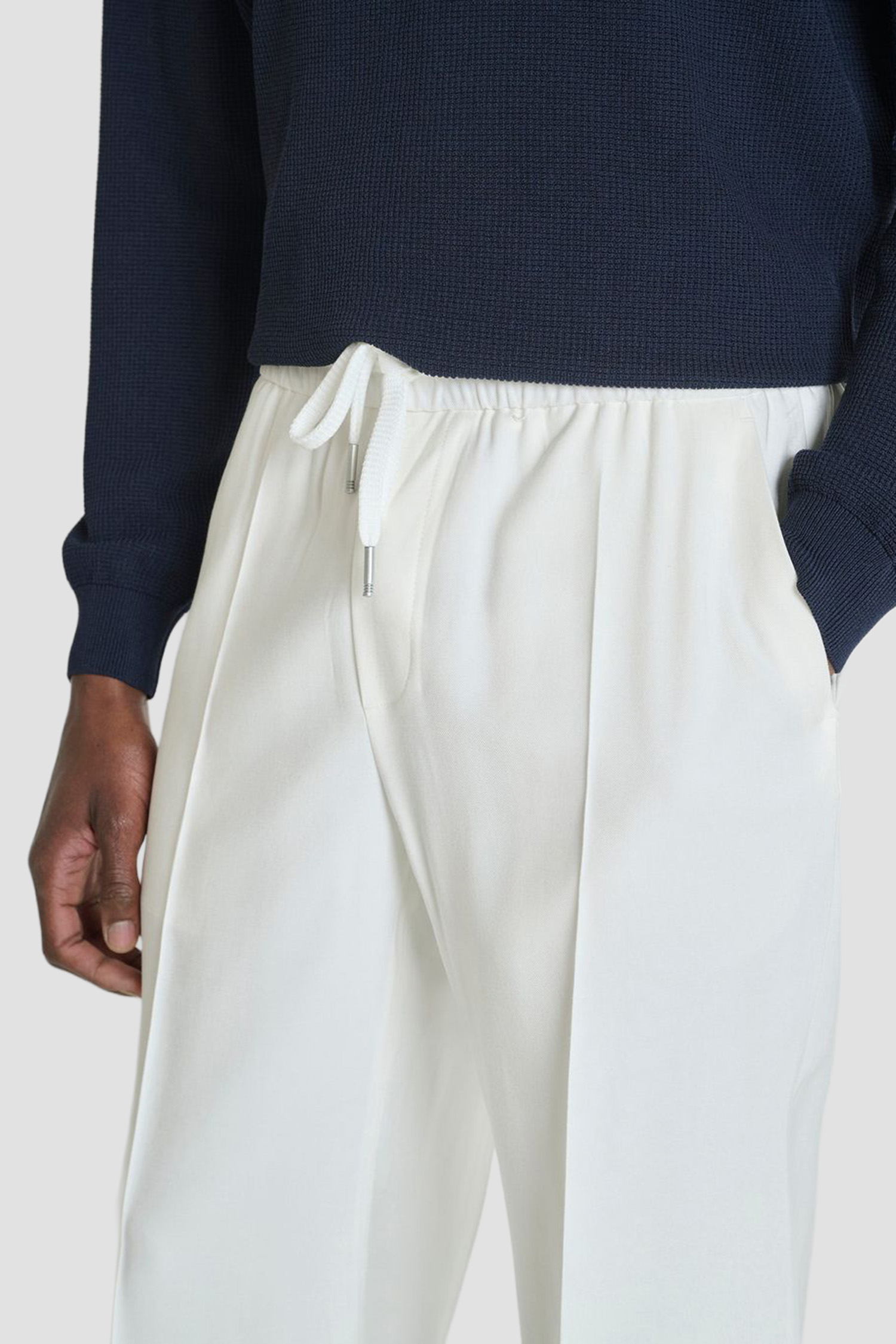 Мужские белые брюки Antony Morato MMTR00785.FA600312;1019