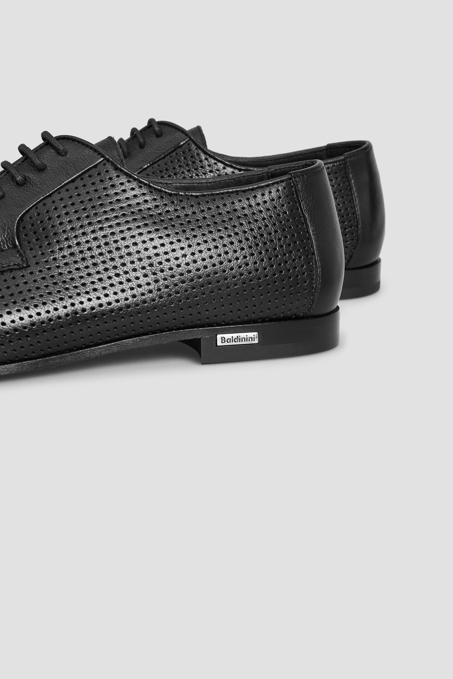 Чоловічі чорні шкіряні дербі BALDININI 197010;00