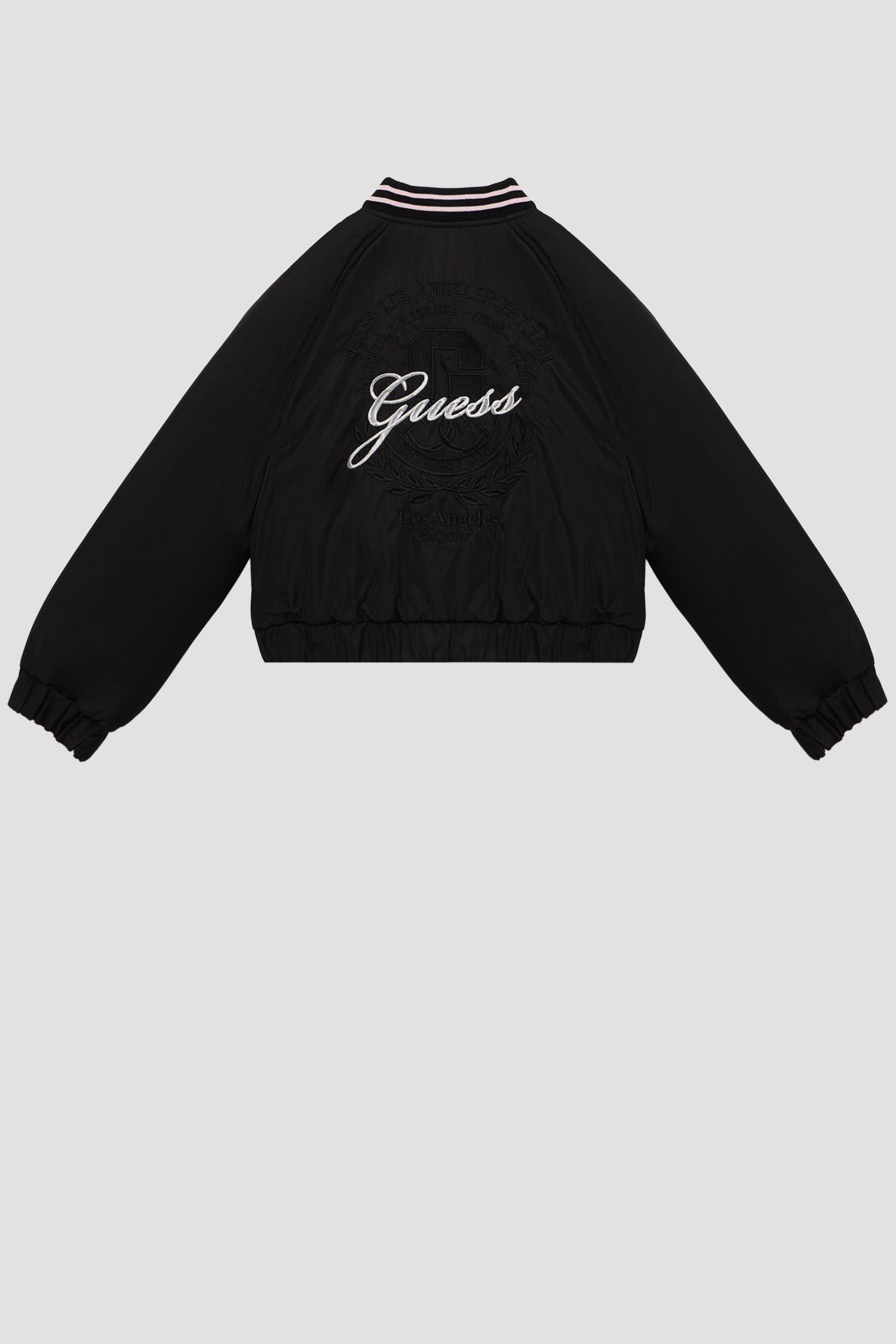 Дитячий чорний бомбер Guess Kids J6YL04.W2610;JBLK