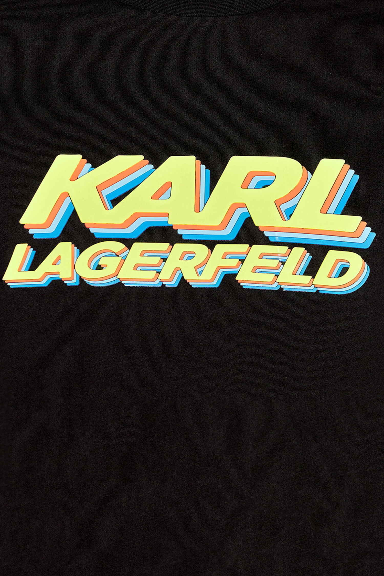 Мужская черная футболка Karl Lagerfeld 523224.755080;990