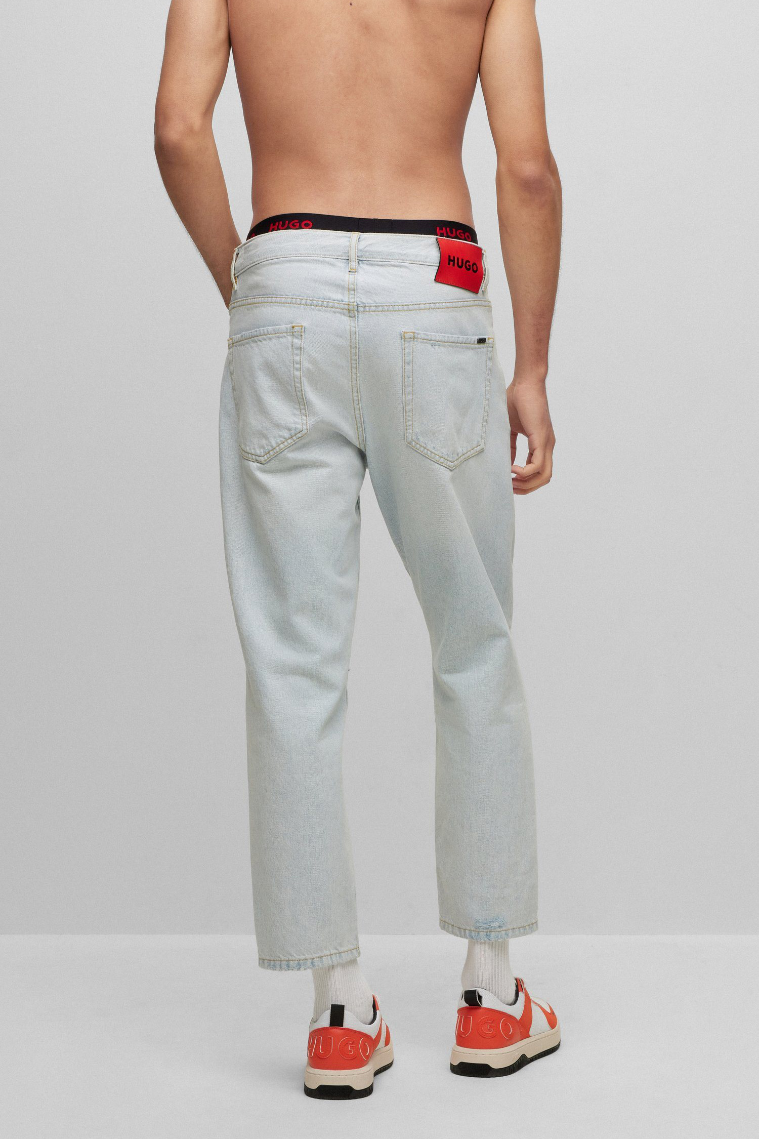 Мужские голубые джинсы HUGO 50489993;451