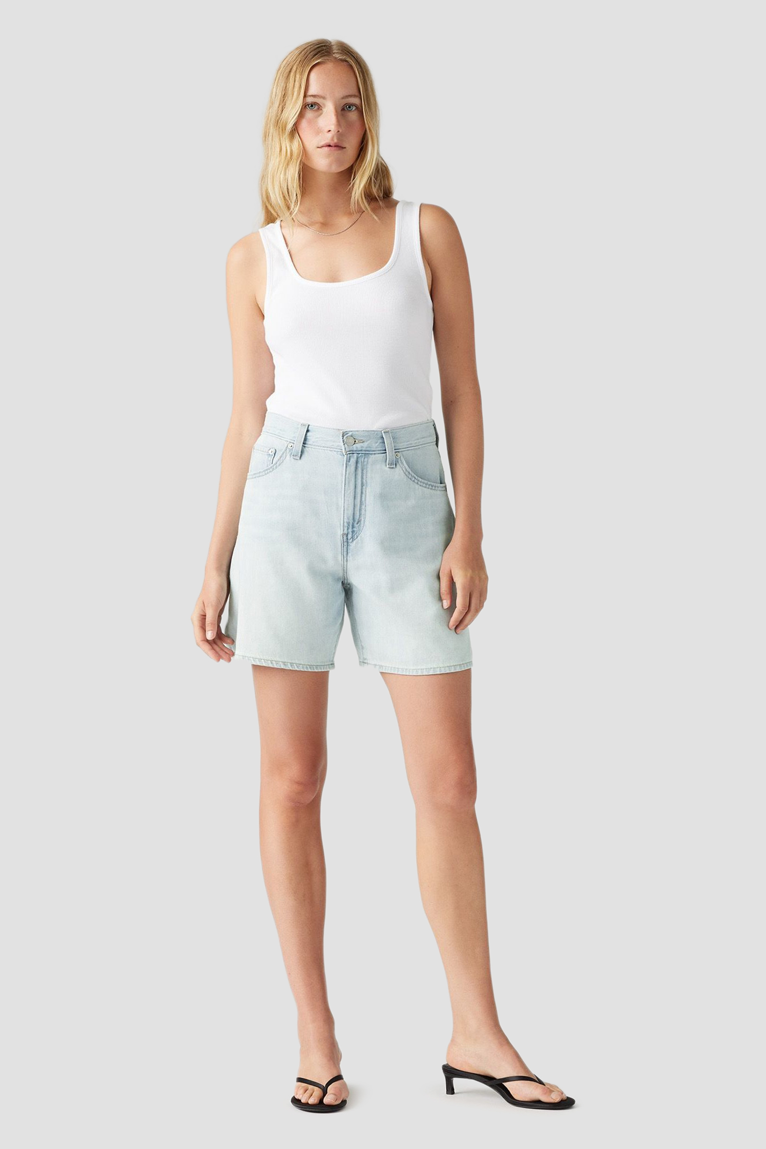 Жіночі блакитні джинсові шорти High Rise Baggy Levi’s® A9311;0016