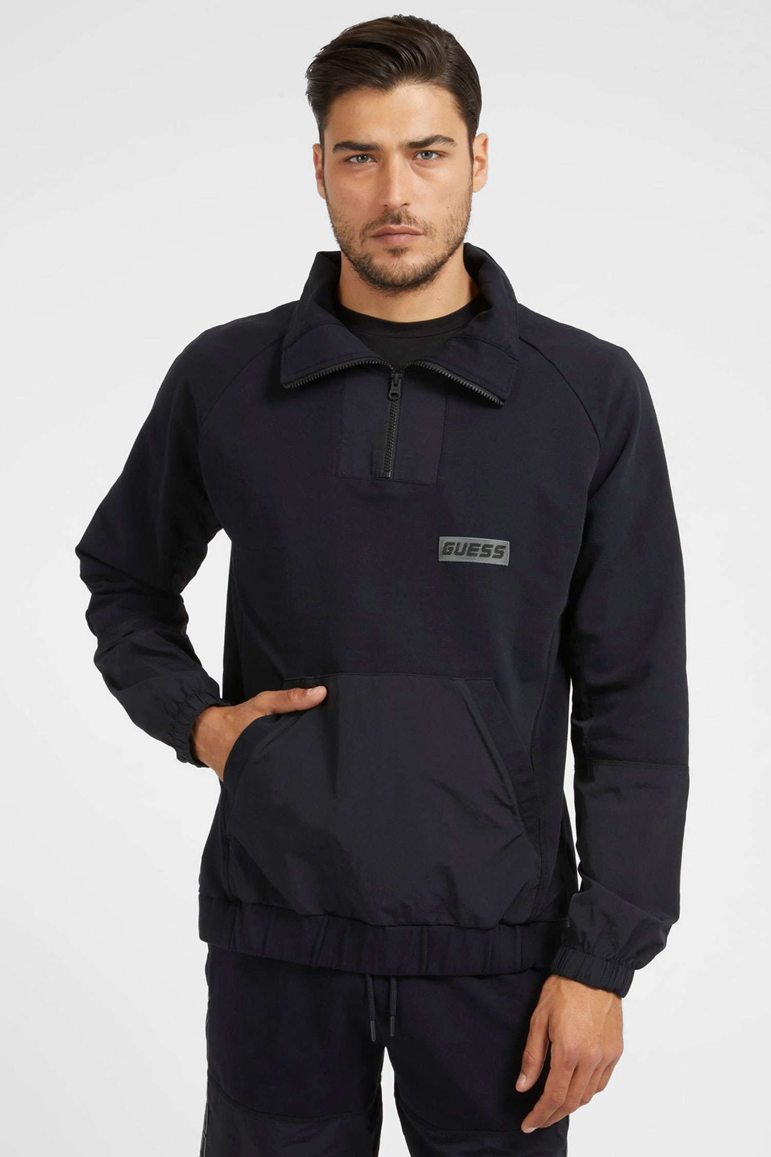 Мужская черная спортивная кофта Guess Z3YQ19.K6ZS0;JBLK