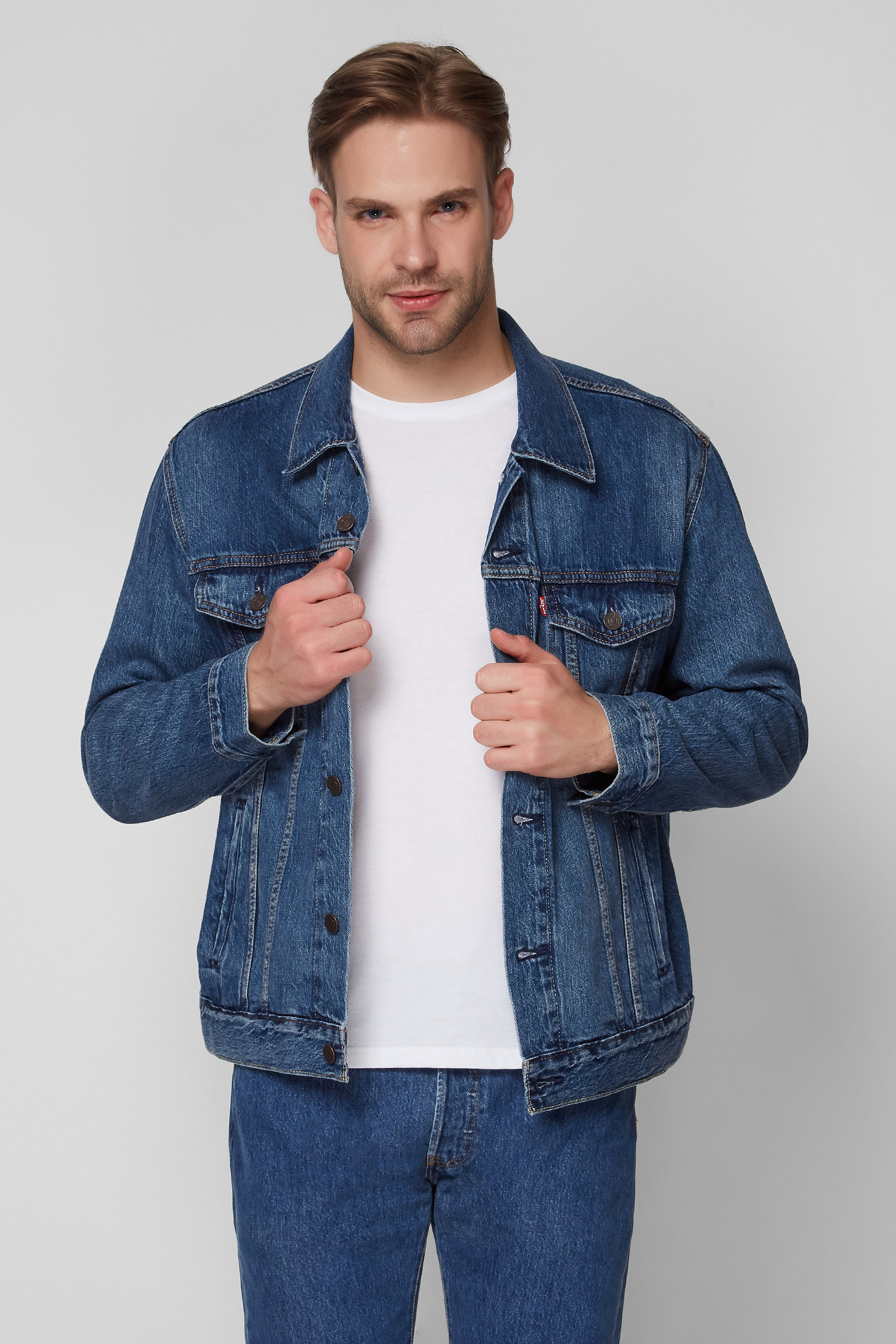 Мужская синяя джинсовая куртка Levi’s® 72334;0354