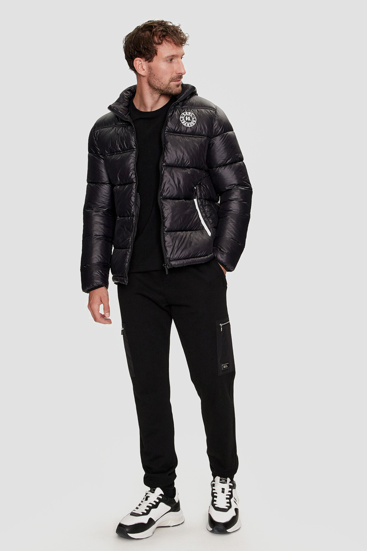 Мужская черная куртка Karl Lagerfeld 543590.505404;991