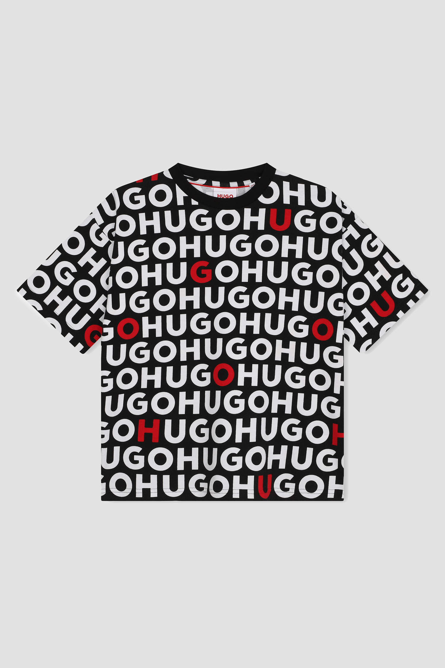 Детская футболка с узором HUGO kids G00013;M99