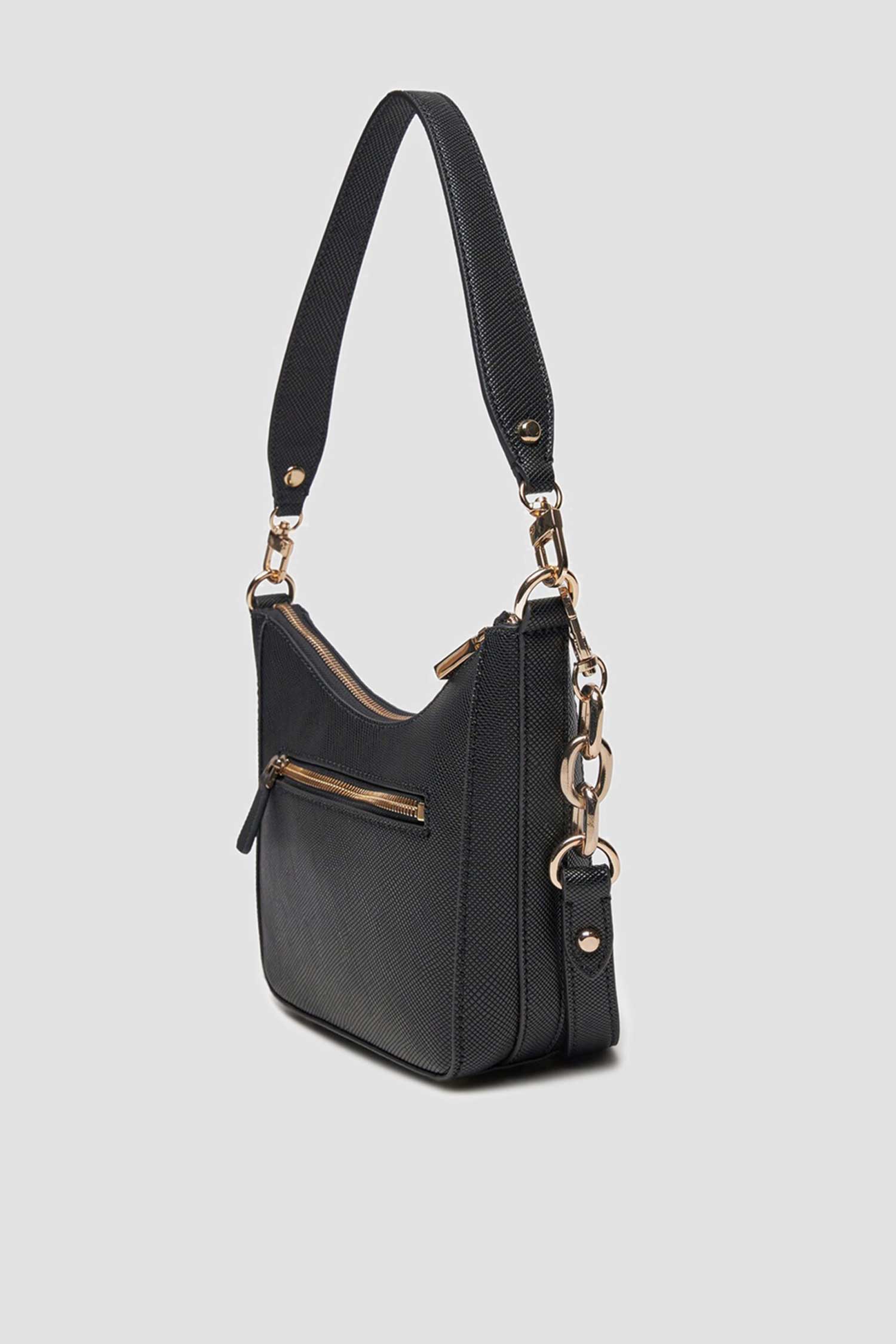 Женская черная сумка Guess HWEZG9.51218;BLA