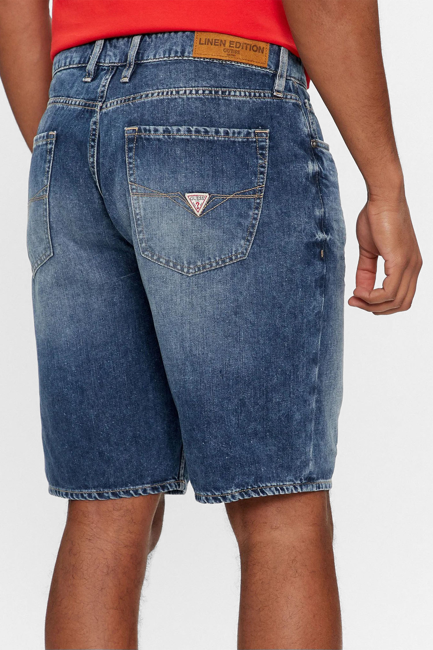 Чоловічі сині джинсові шорти Guess M4GD27.D5AY1;BR3Z