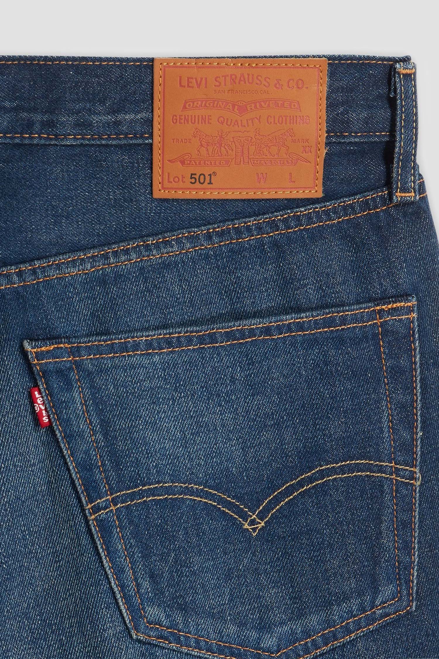 Мужские темно-синие джинсы 501® Straight Levi’s® 00501;3411