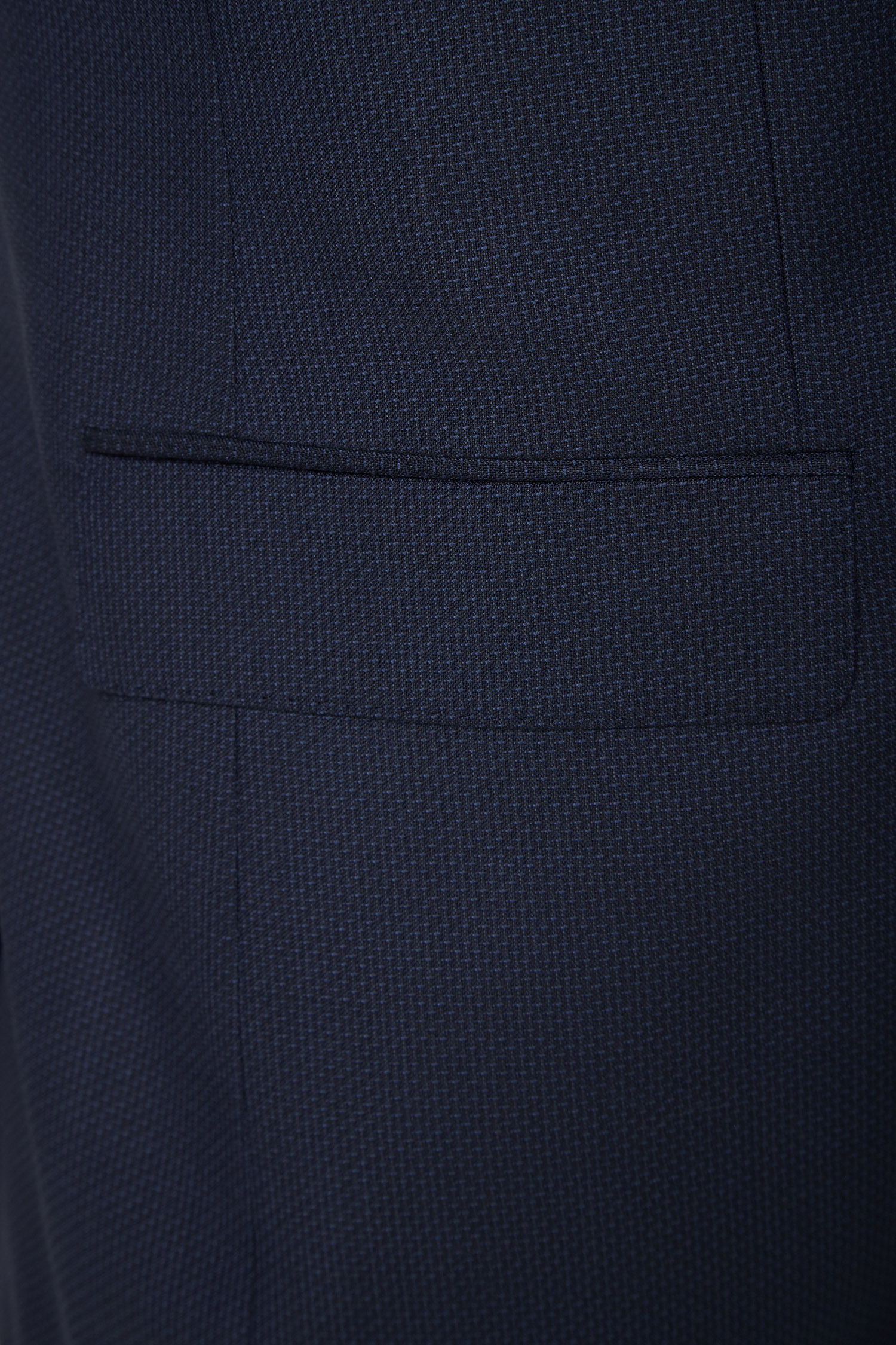 Мужской темно-синий шерстяной костюм (пиджак, брюки) BOSS 50509460;404