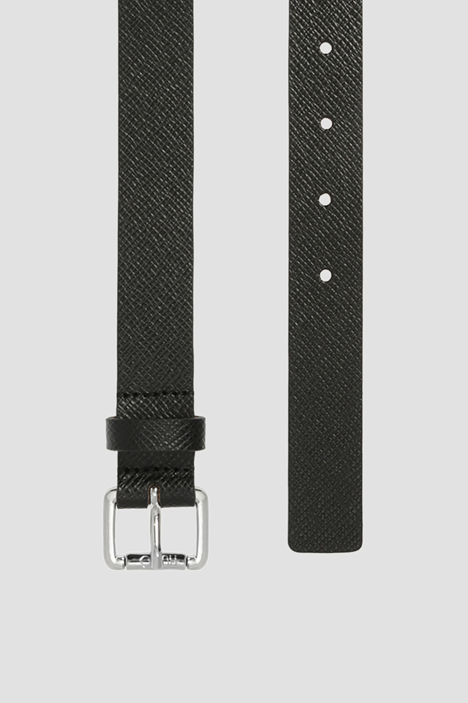 Женский черный кожаный ремень HUGO 50413203;001