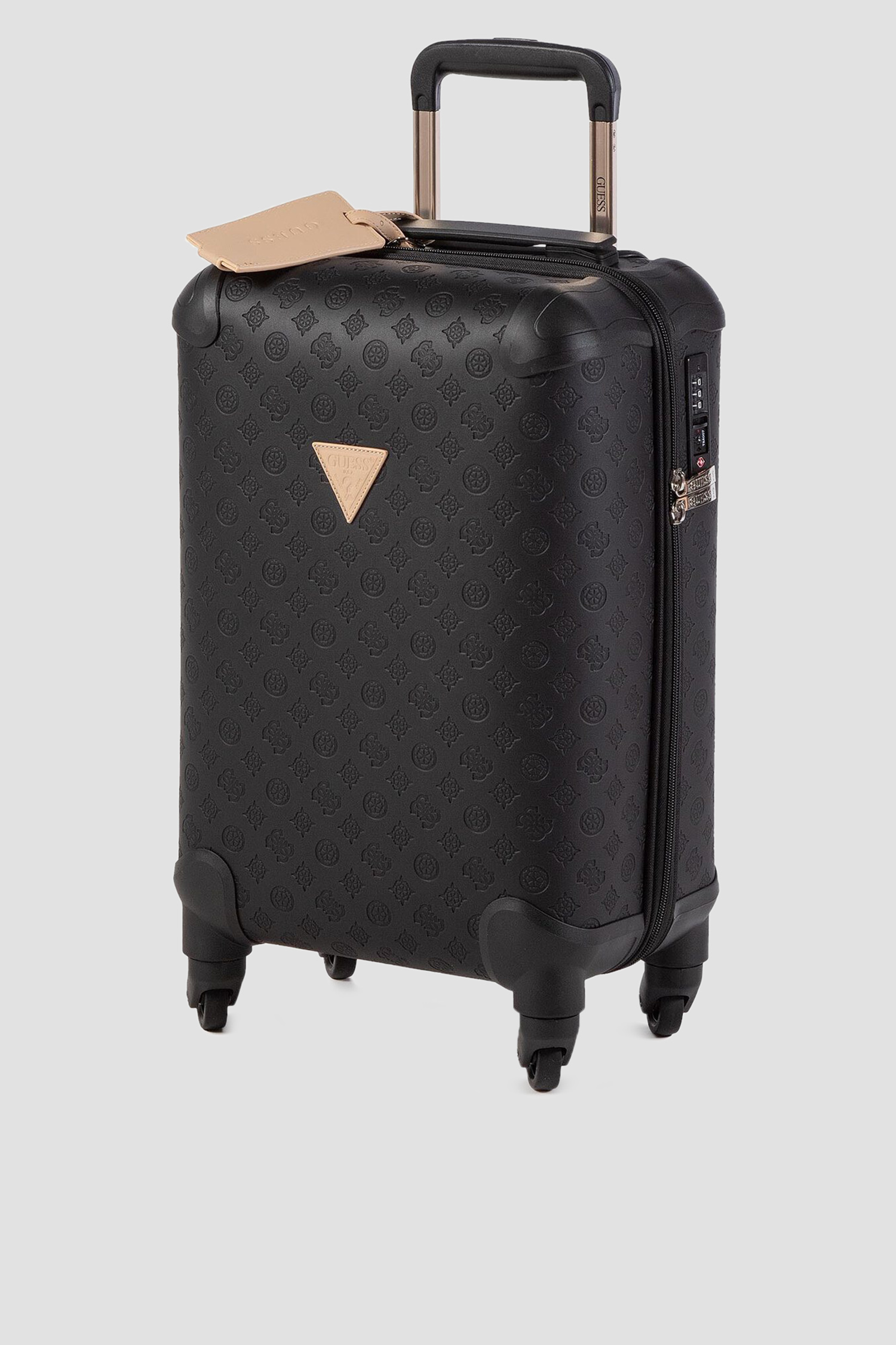 Женский черный чемодан Guess TWD745.29430;BLA