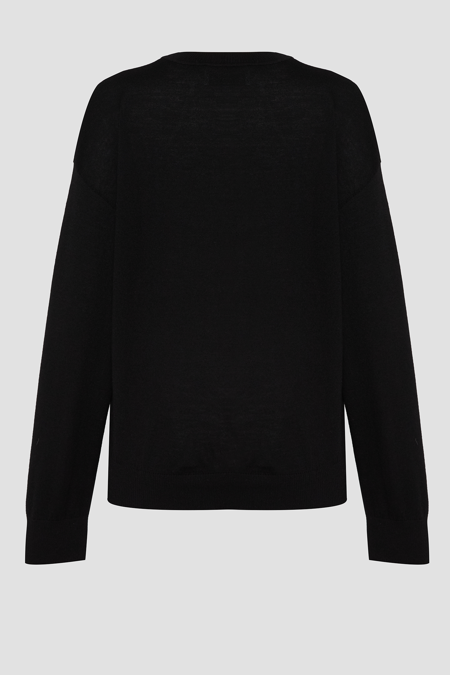 Женский черный шерстяной джемпер Moschino J0931.8700;3555