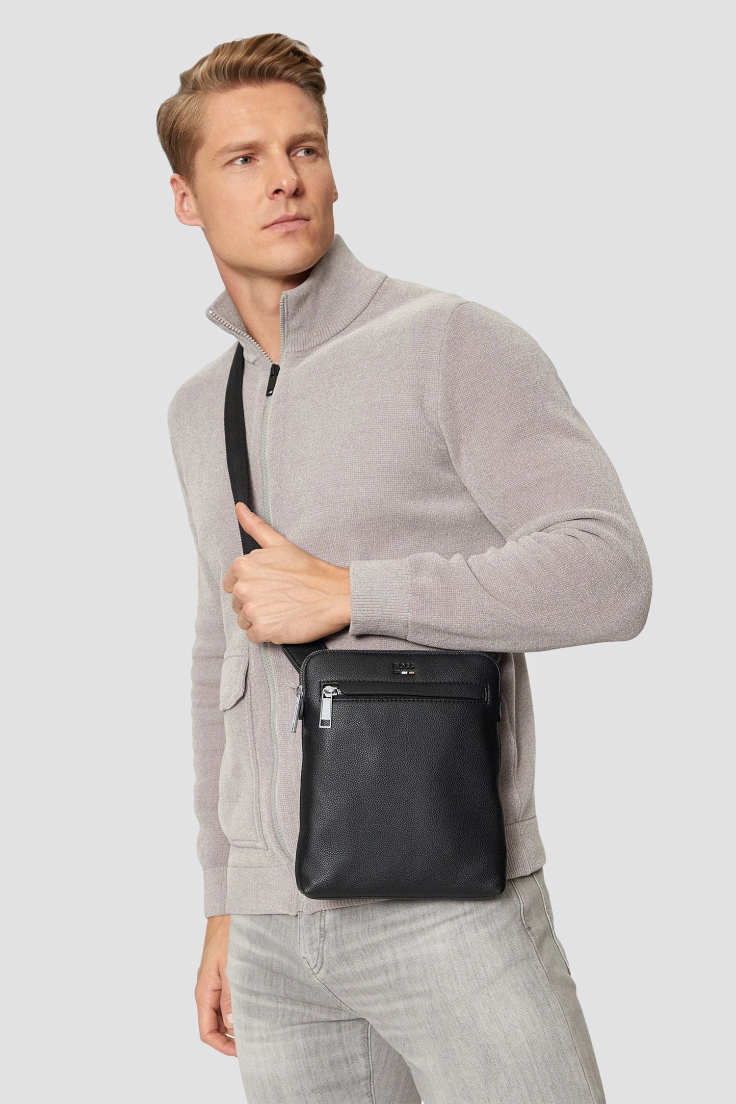 Чоловіча чорна сумка BOSS 50536477;001