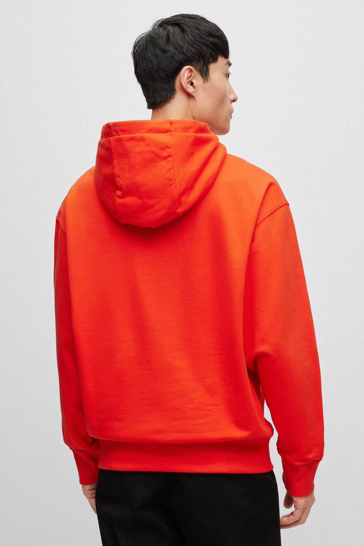 Мужское оранжевое худи BOSS 50496661;821