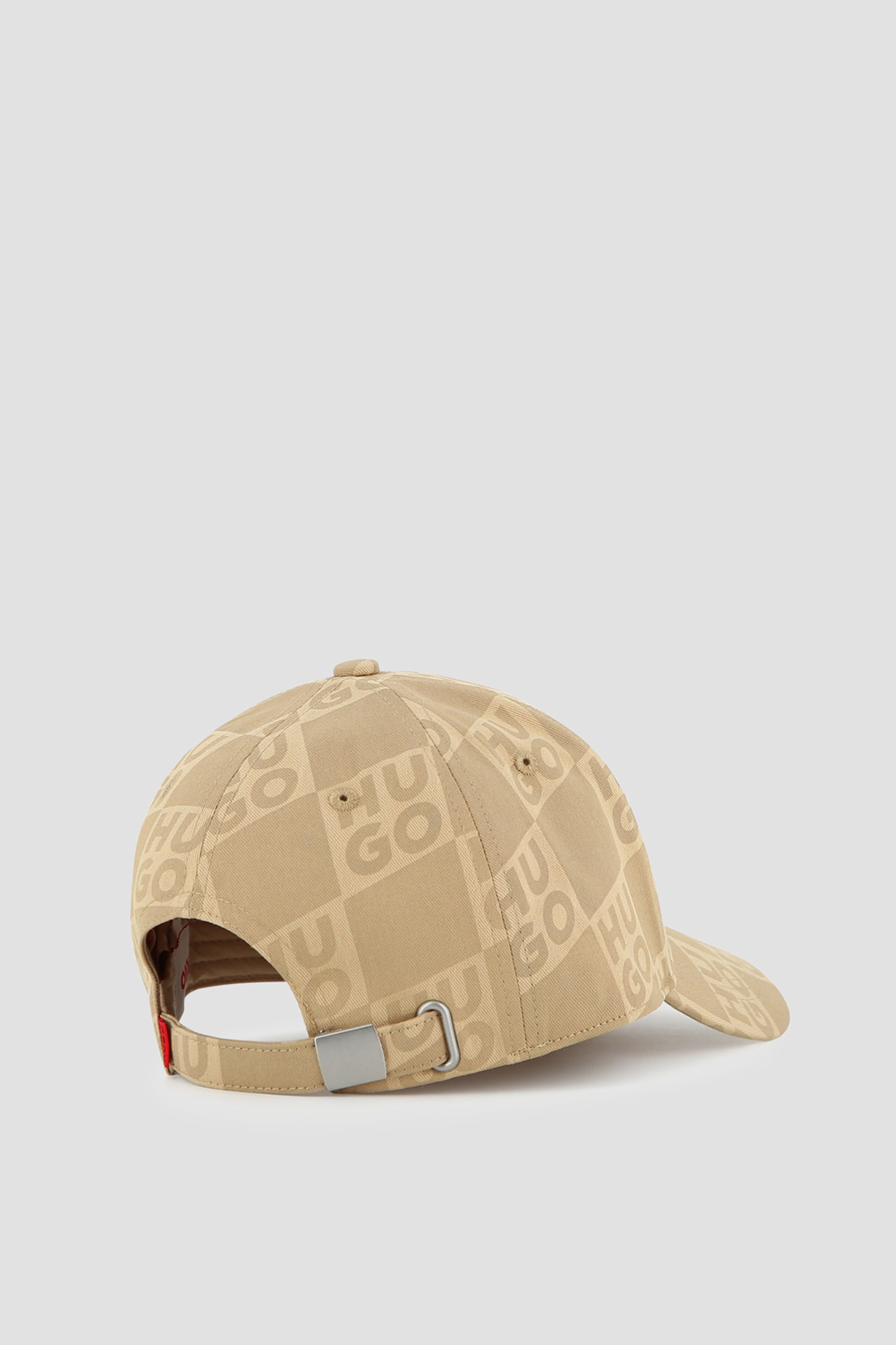 Дитяча бежева картата кепка HUGO kids G01168;23B