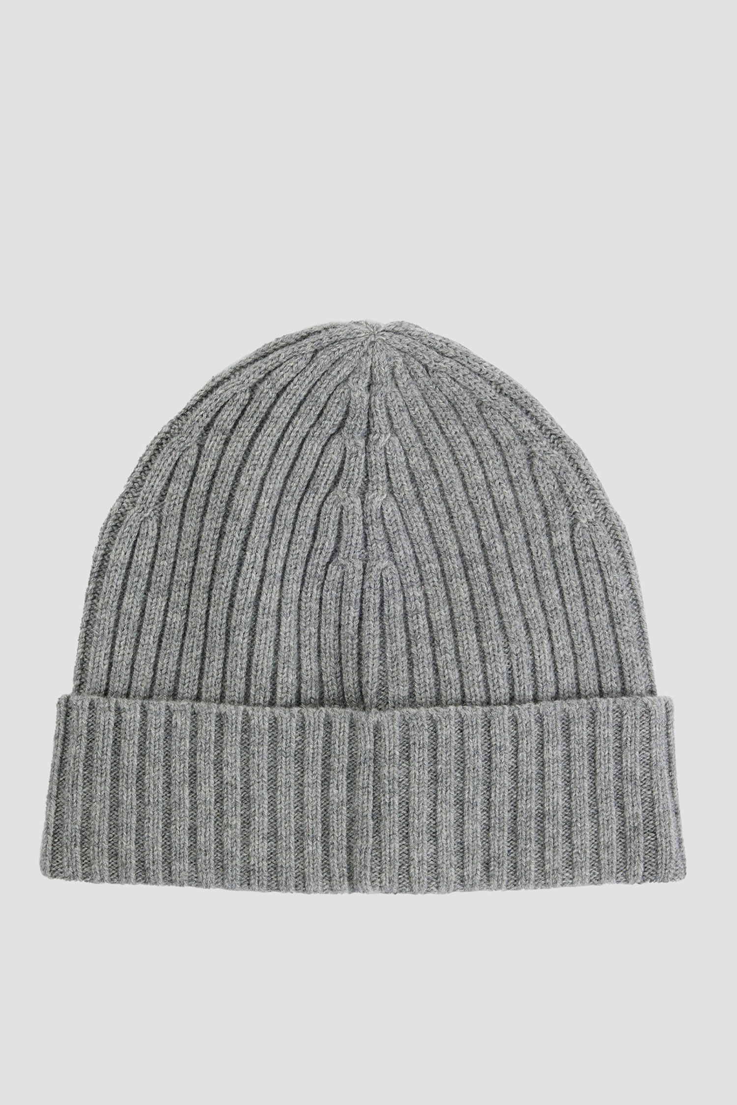 Мужская серая шерстяная шапка HUGO 50527804;034