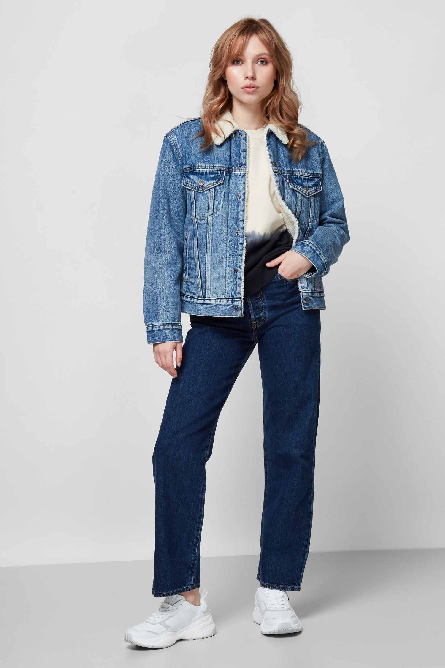Жіноча синя джинсова куртка Custom Levi’s® 36137;0005T(8)