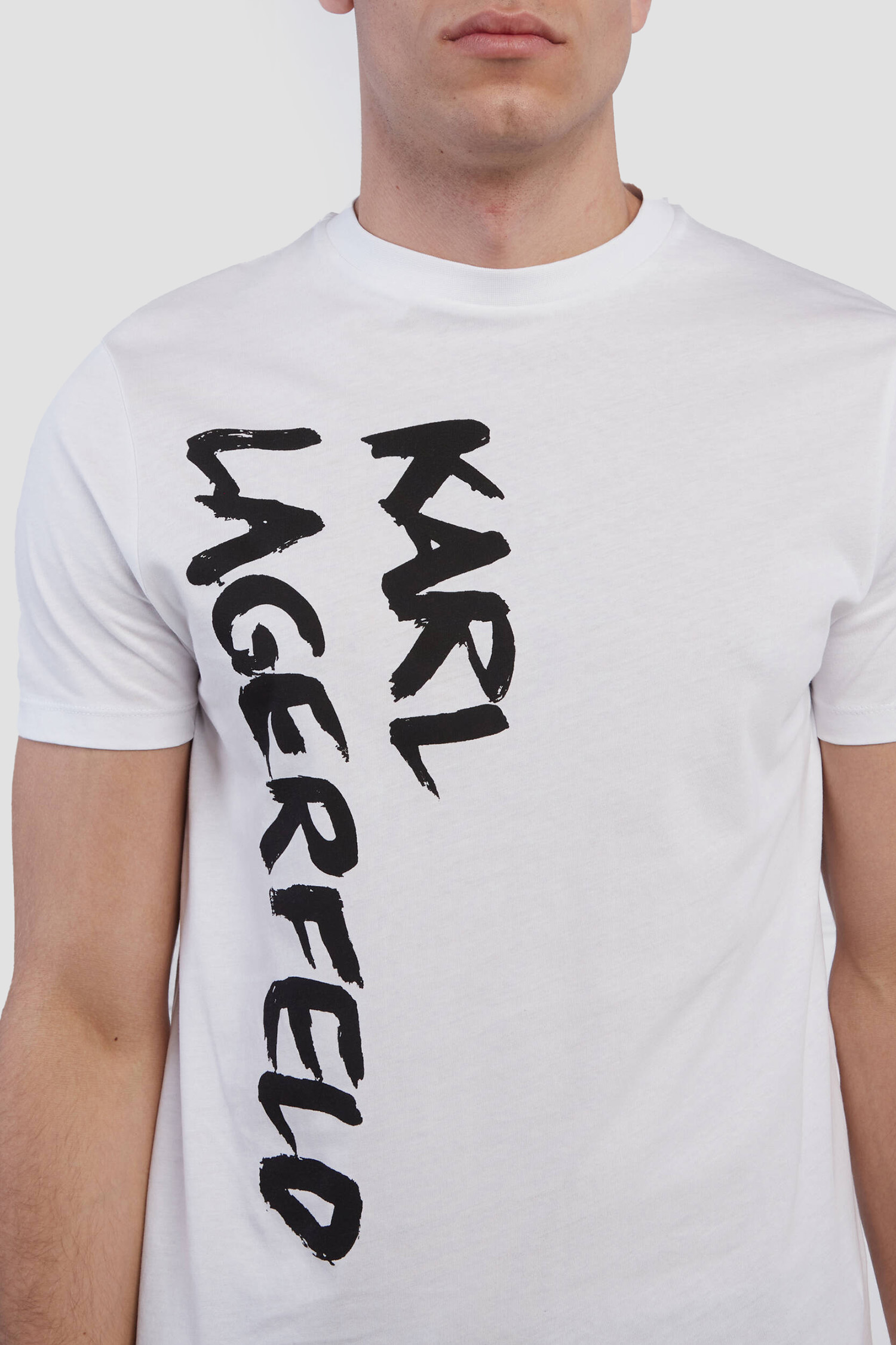 Мужская белая футболка Karl Lagerfeld 521224.755065;10