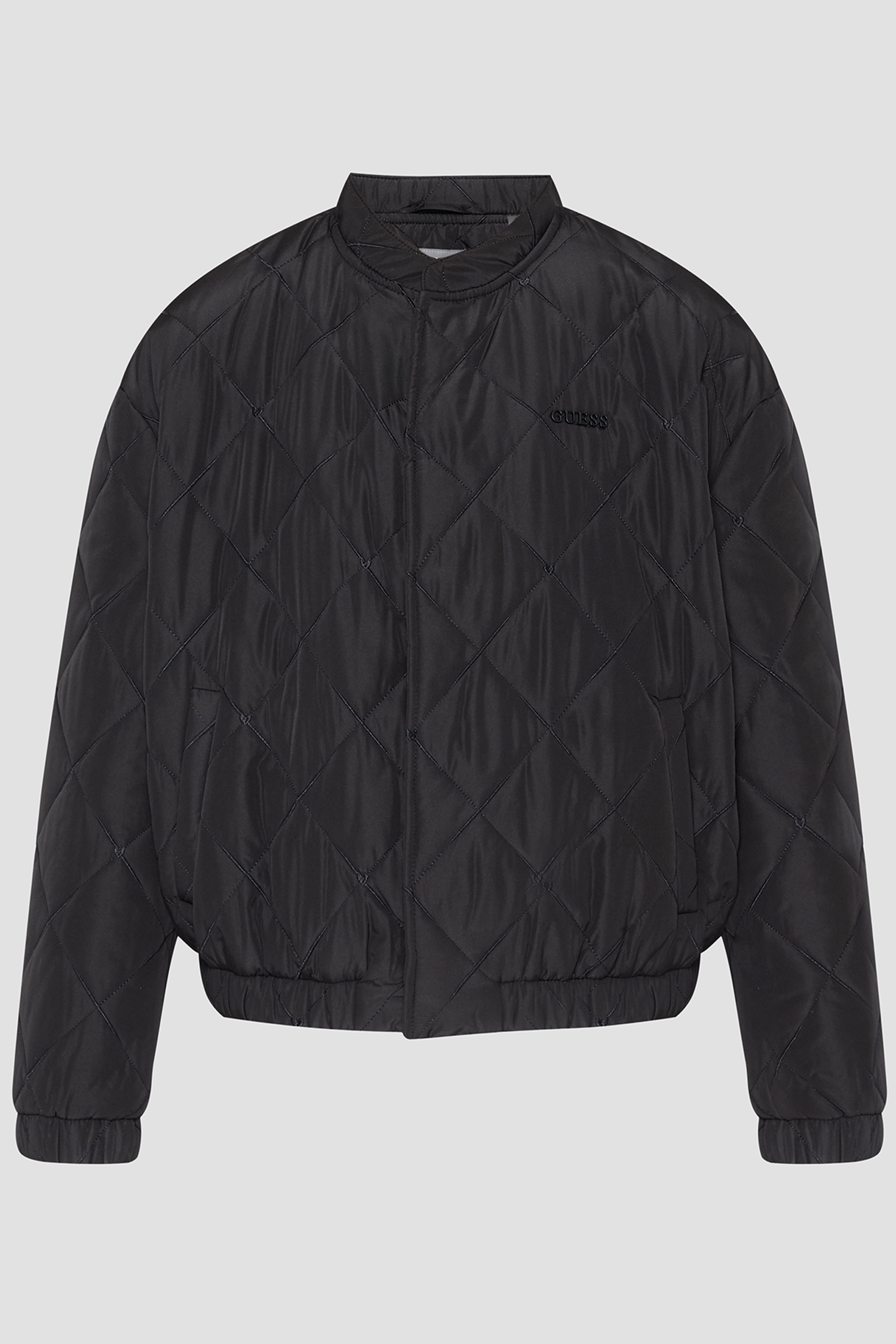 Женский черный бомбер Guess V6RL03.WL132;JBLK