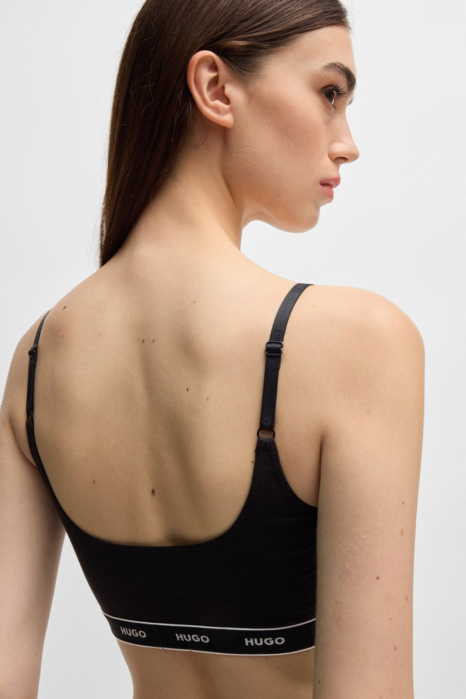 Женский черный топ (2 шт) HUGO 50495872;998